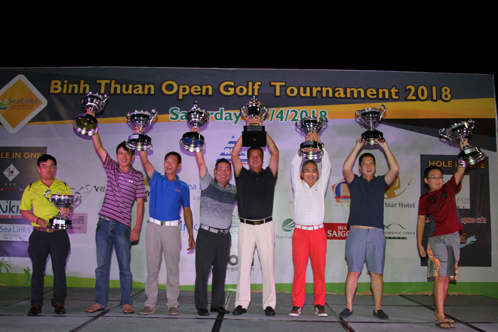 Giải golf Bình Thuận mở rộng 2018 kết thúc tốt đẹp ở Sea Links