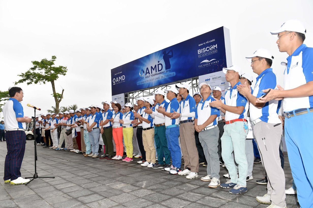 Khai mạc giải FLC AMD Golf Tournament 2018