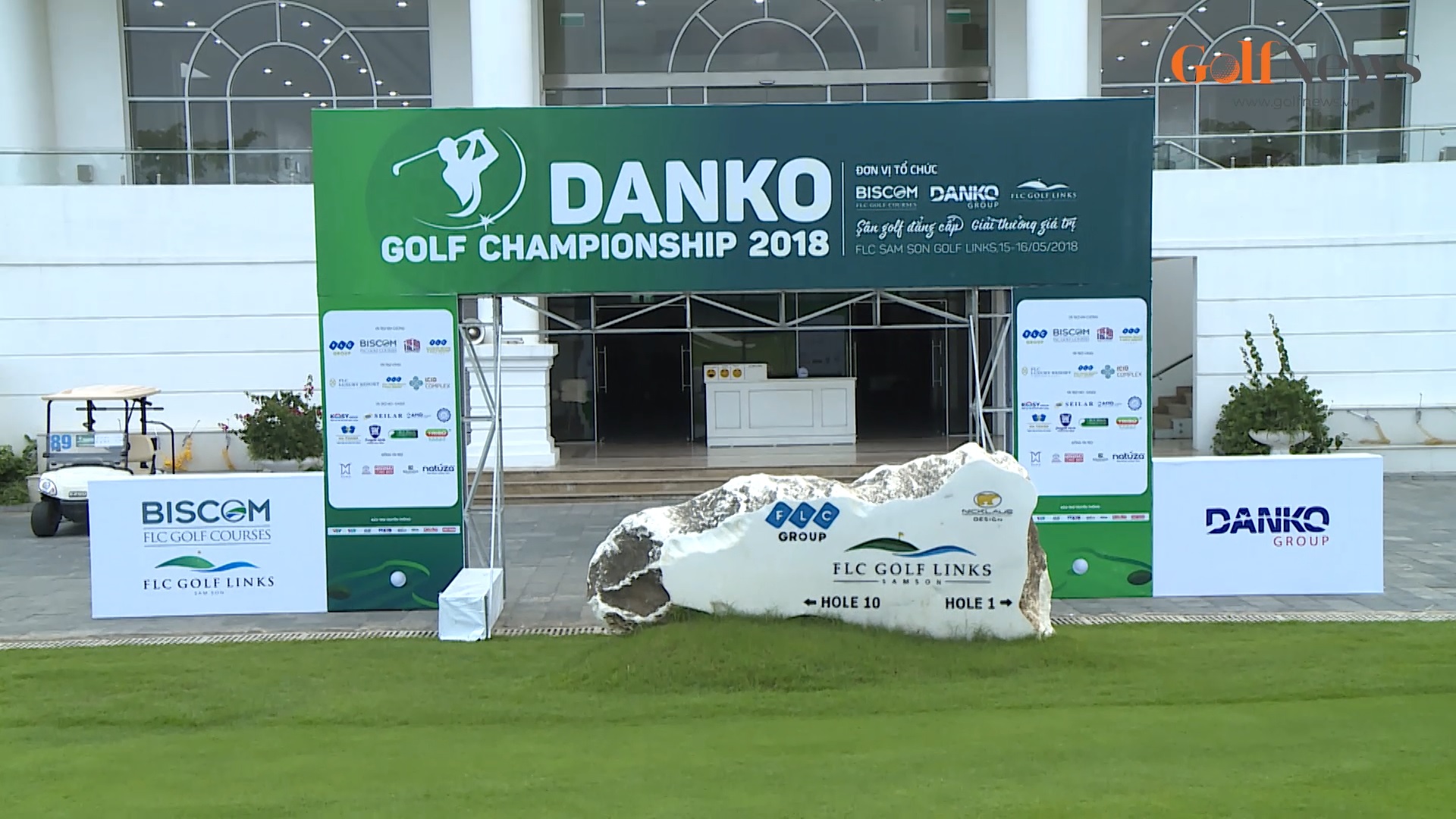 Không khí chuẩn bị trước Giải Đấu Danko Golf Championship 2018