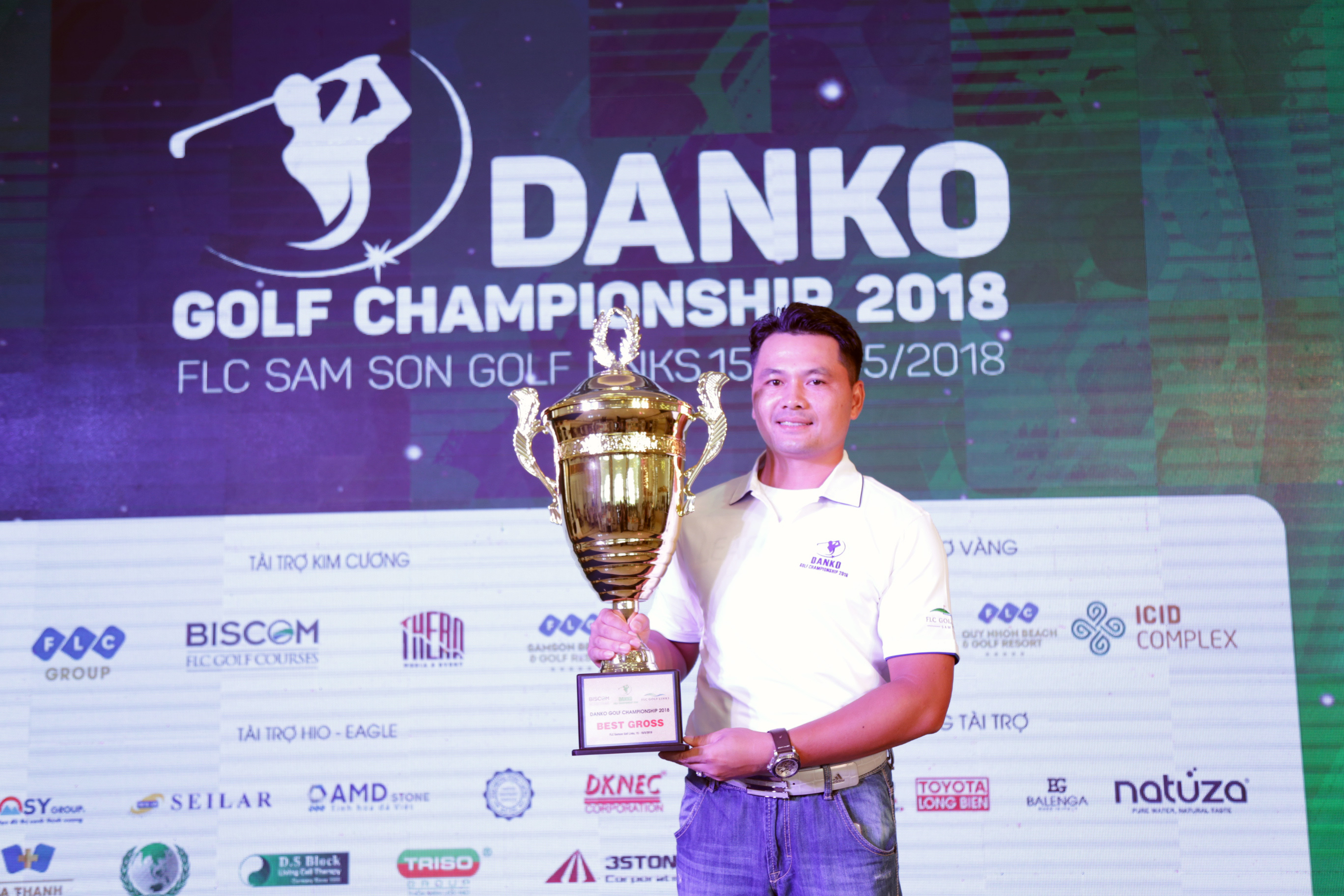 Golfer Thái Trung Hiếu lên ngôi vô địch giải Danko Golf Championship 2018