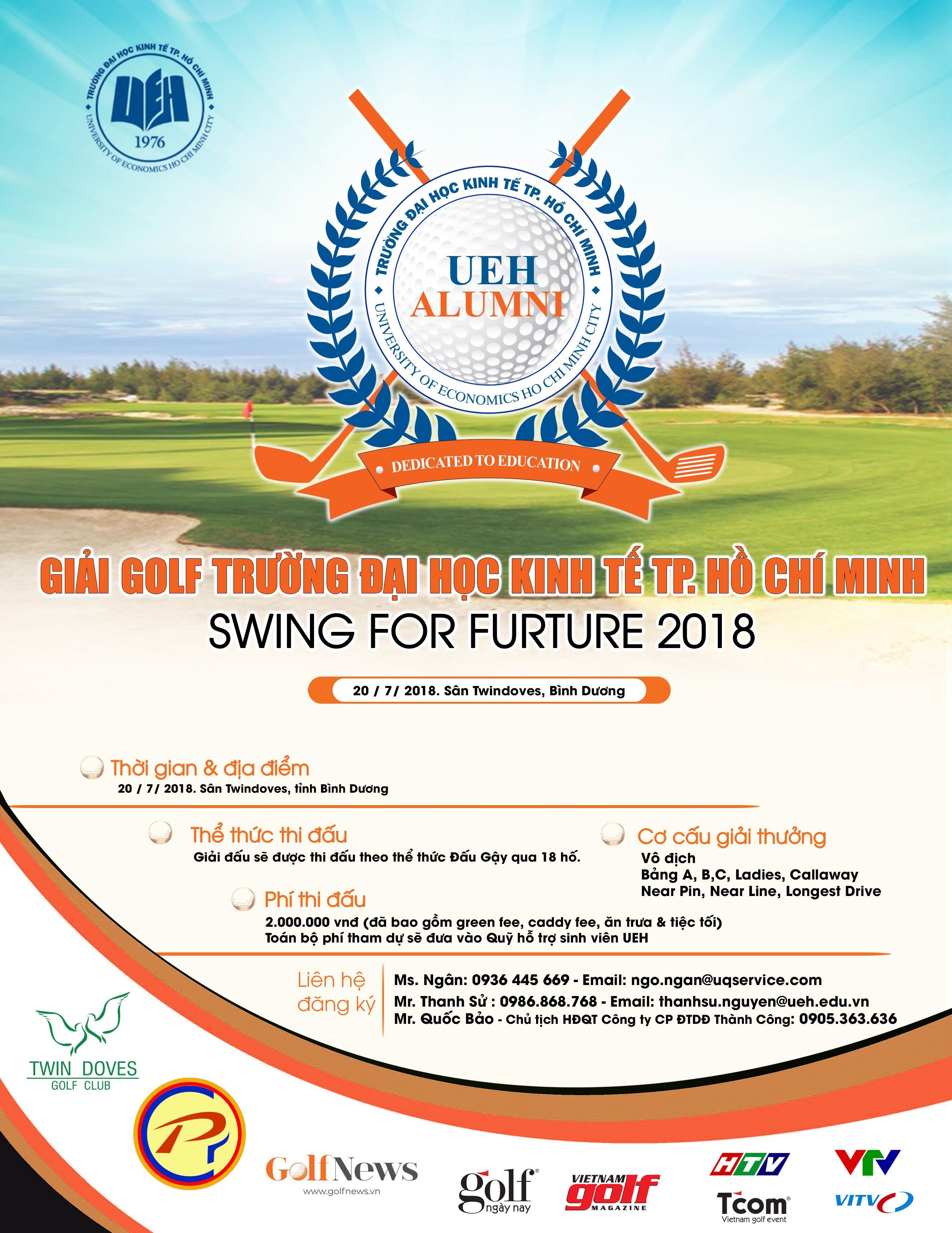 Giải UEH Golf - Swing for Furture 2018 chuẩn bị khởi tranh