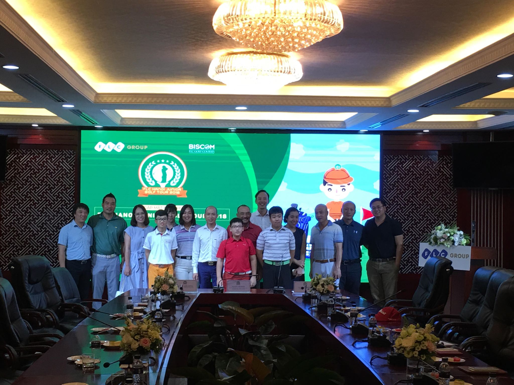 Họp báo giải golf trẻ - FLC Hanoi Junior Golf Tour 2018