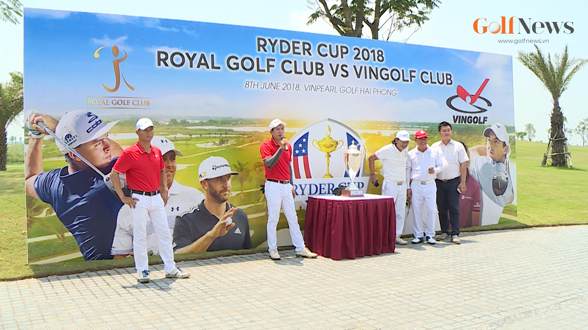 Khai mạc giải đấu Ryder Cup 2018: Royal Golf Club với Vingolf Golf Club