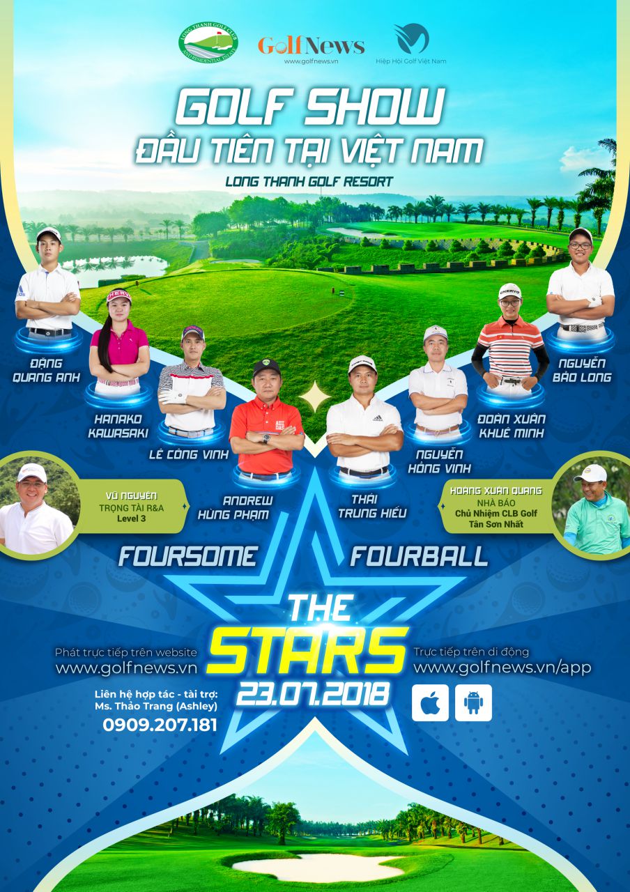 Golf News giới thiệu "The Stars" - Golf show đầu tiên tổ chức tại Việt Nam