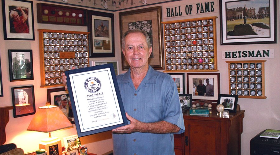 Kỷ lục Guinness cho BST bóng golf được ký tặng nhiều nhất thế giới