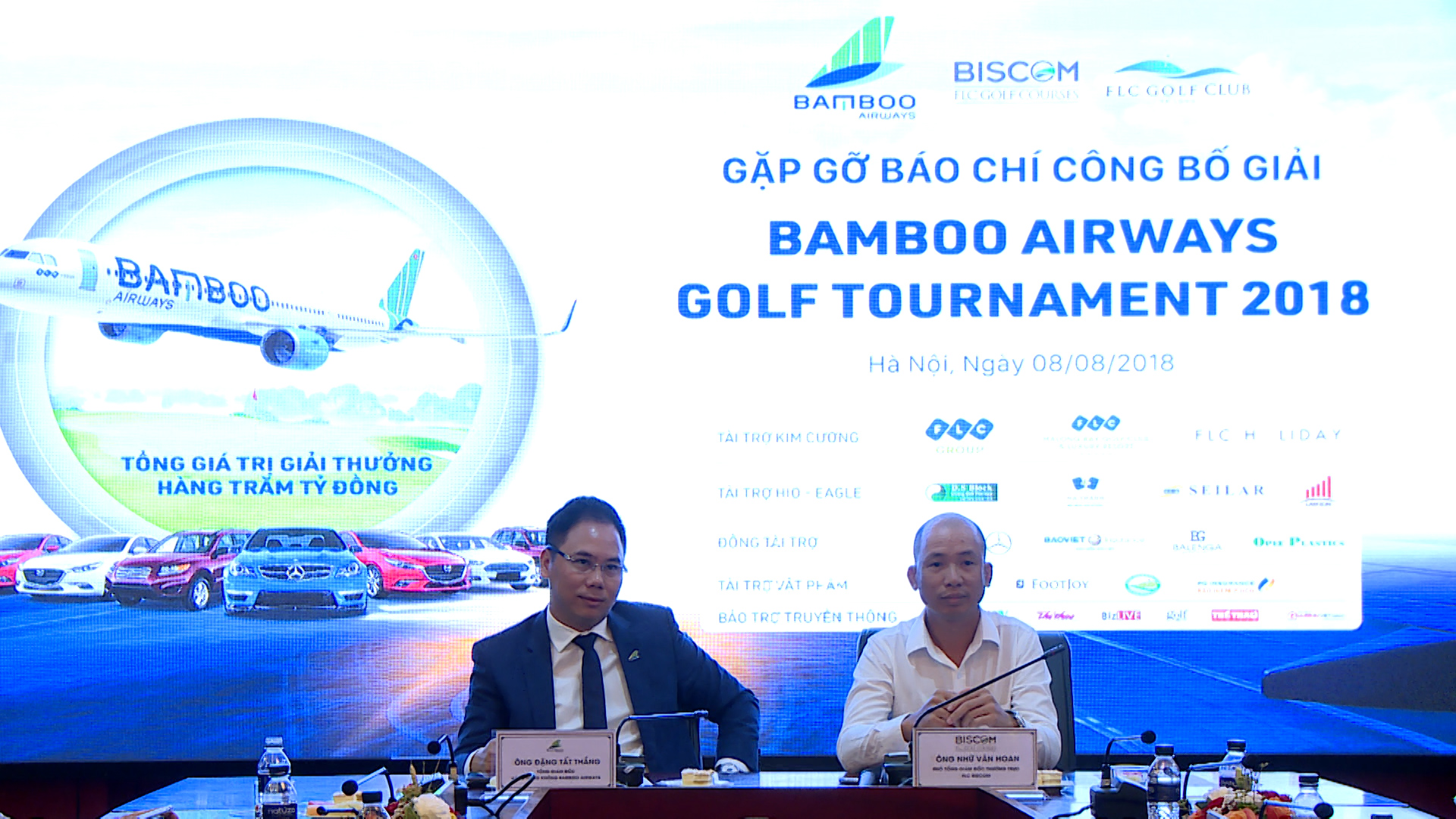 Họp báo giải Bamboo Airways Golf Tournament 2018