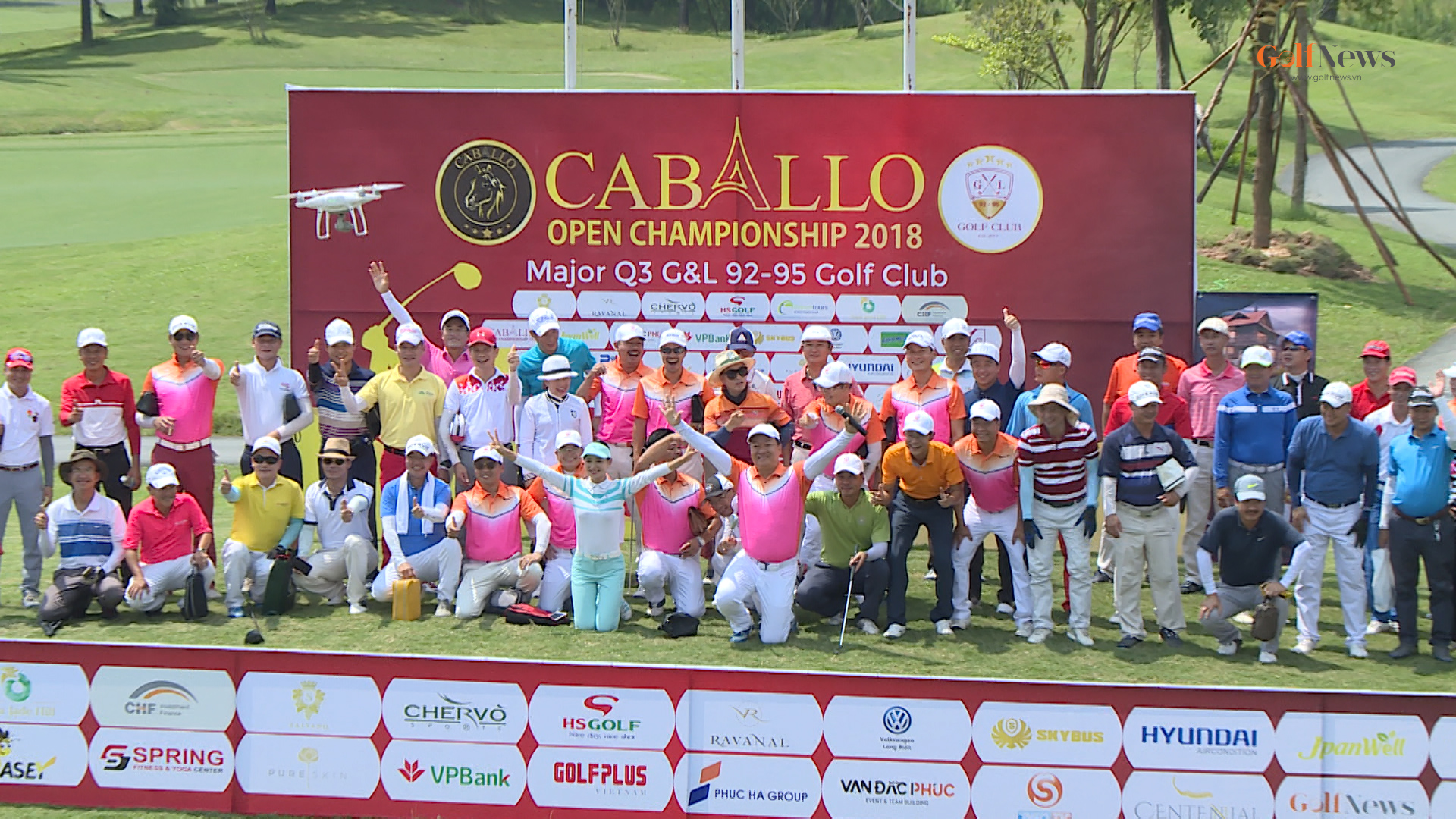 Golfer Nguyễn Văn Mạnh ghi tên mình chiến thắng trong giải Caballo Open Championship 2018