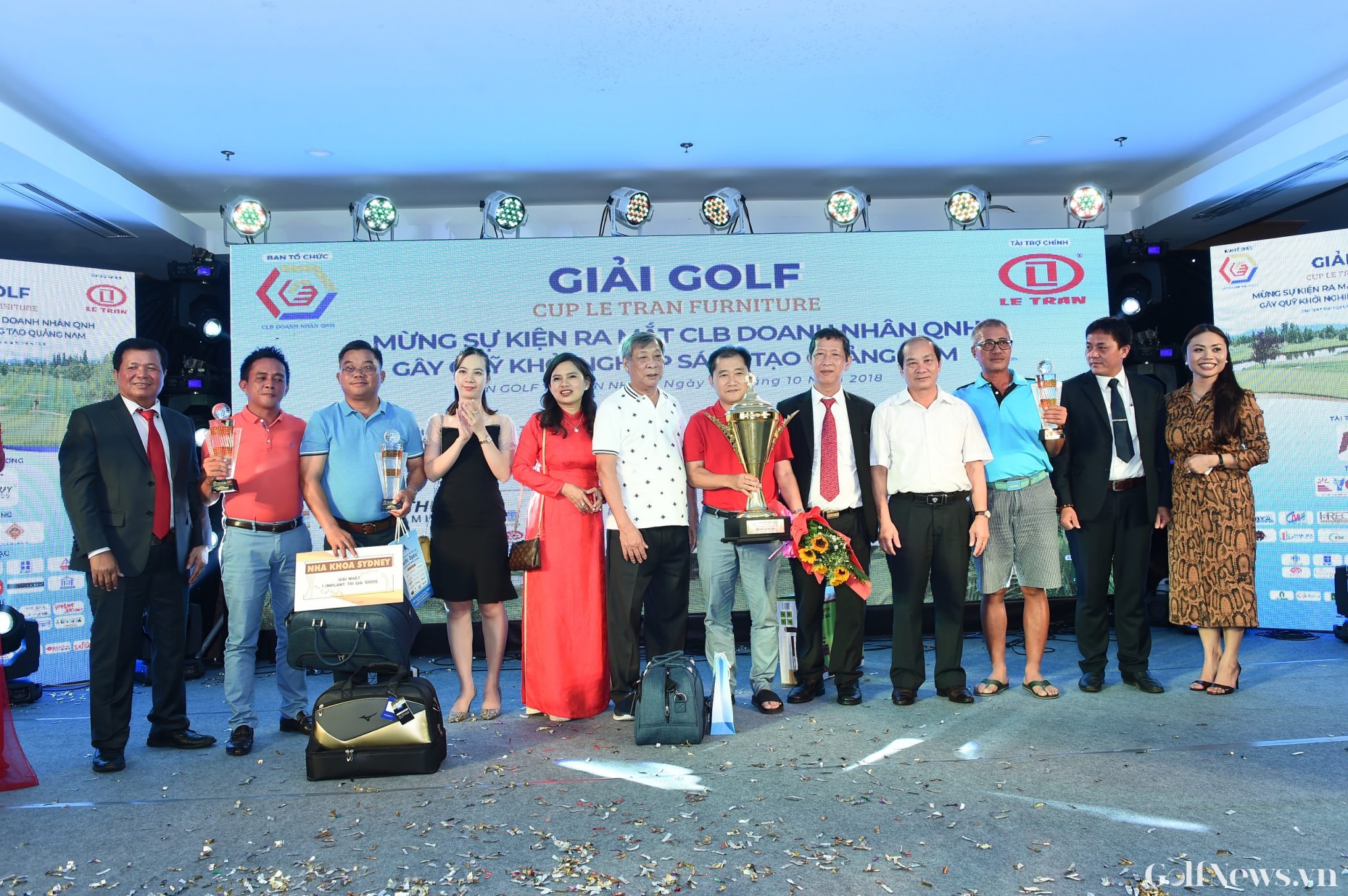Golfer Andrew Hùng Phạm giành Best Gross giải golf ra mắt CLB Doanh Nghiệp QNH