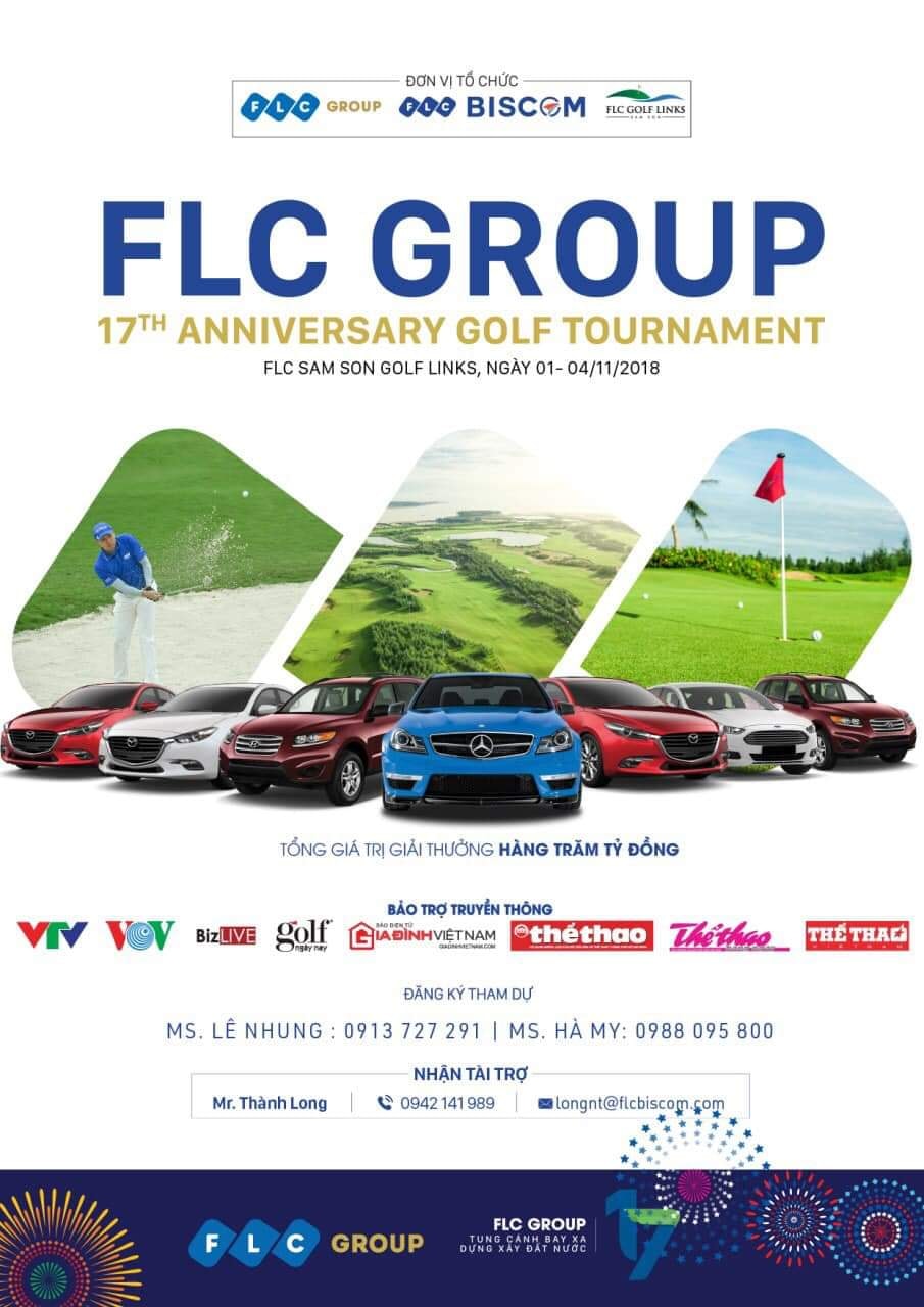 Cơ hội giành giải thưởng trị giá hàng trăm tỷ đồng tại FLC Group – 17 th Anniversary Golf Tournament