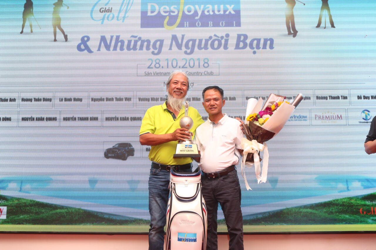 Golfer Trần Anh Linh giành Best Gross giải 'Desjoyaux và những người bạn 2018'