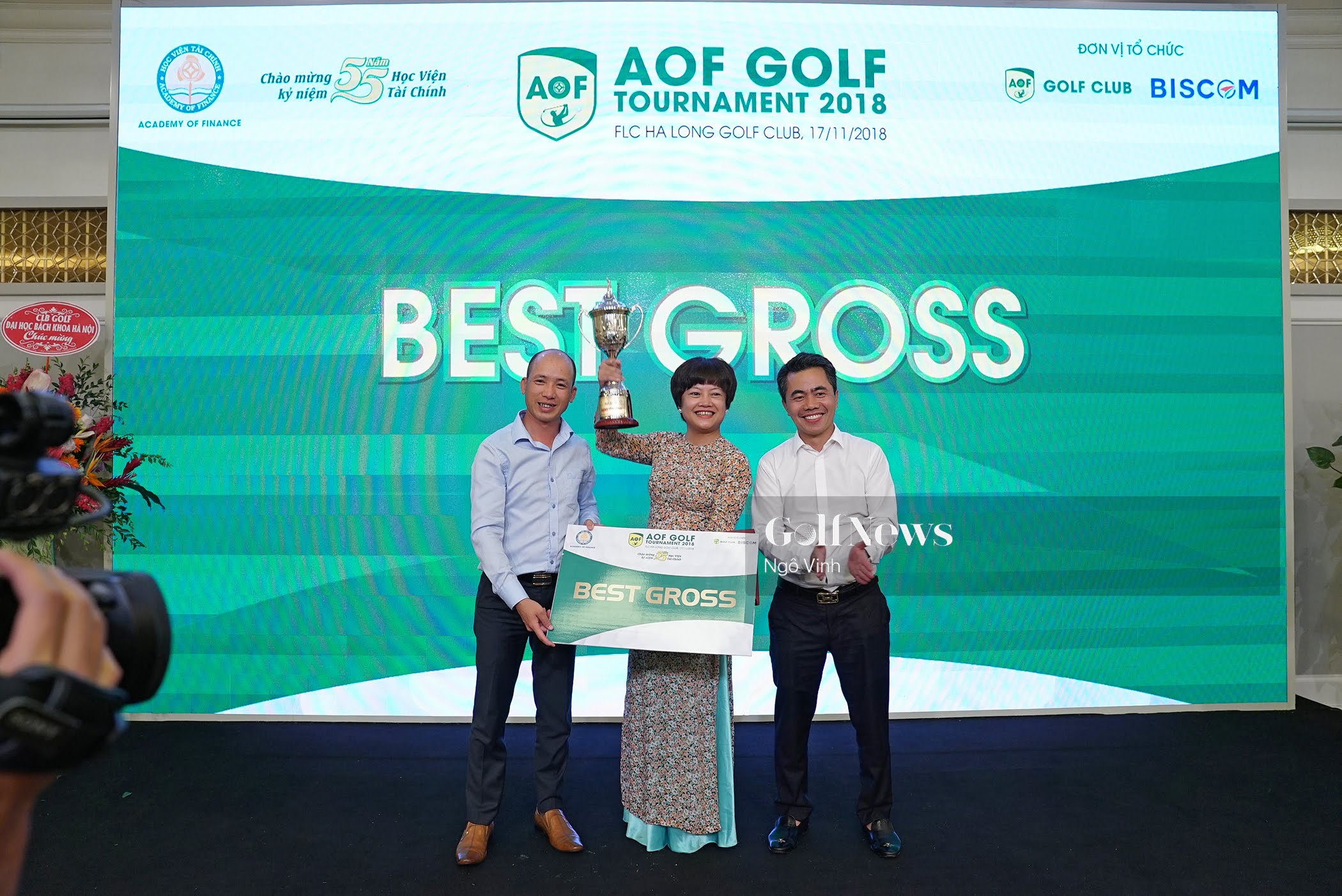 Vinh quang gọi tên golfer Nguyễn Thị Thanh Huyền tại AOF Golf Tournament 2018