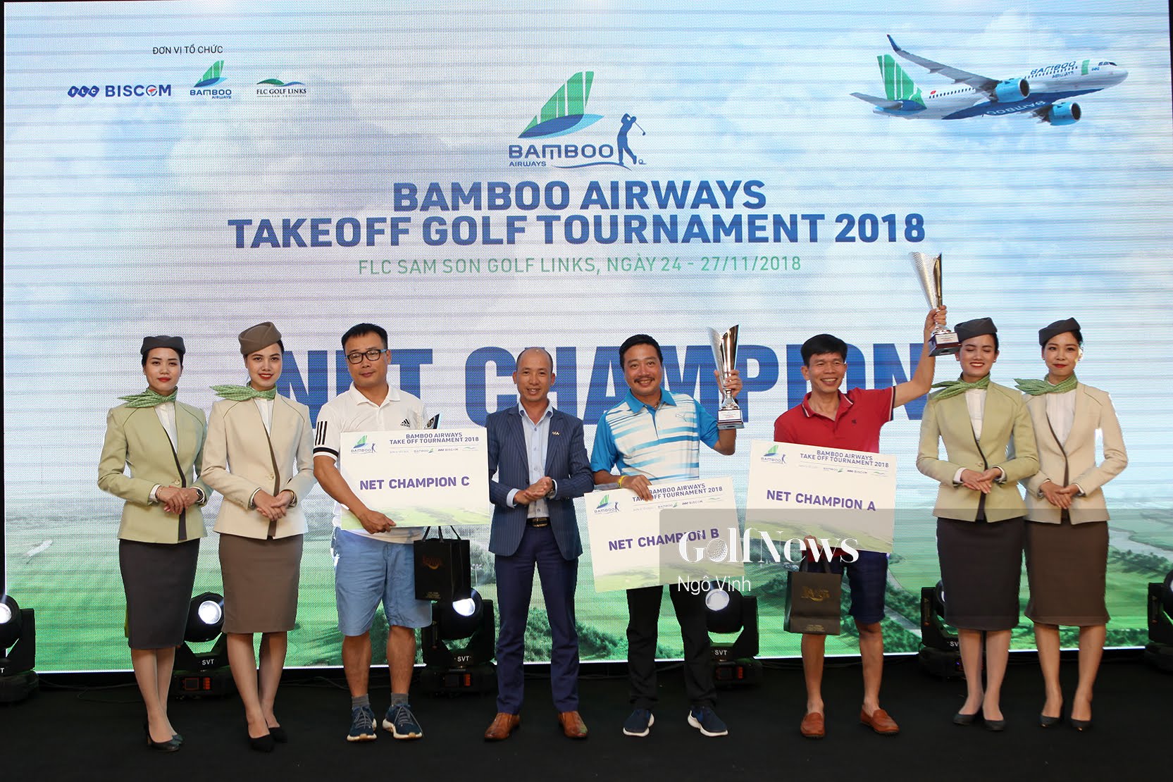 Bamboo Airways Takeoff Golf Tournament 2018 - Buổi chiều ngày 1: Nguyễn Song Giang xuất sắc giành Best Net bảng A