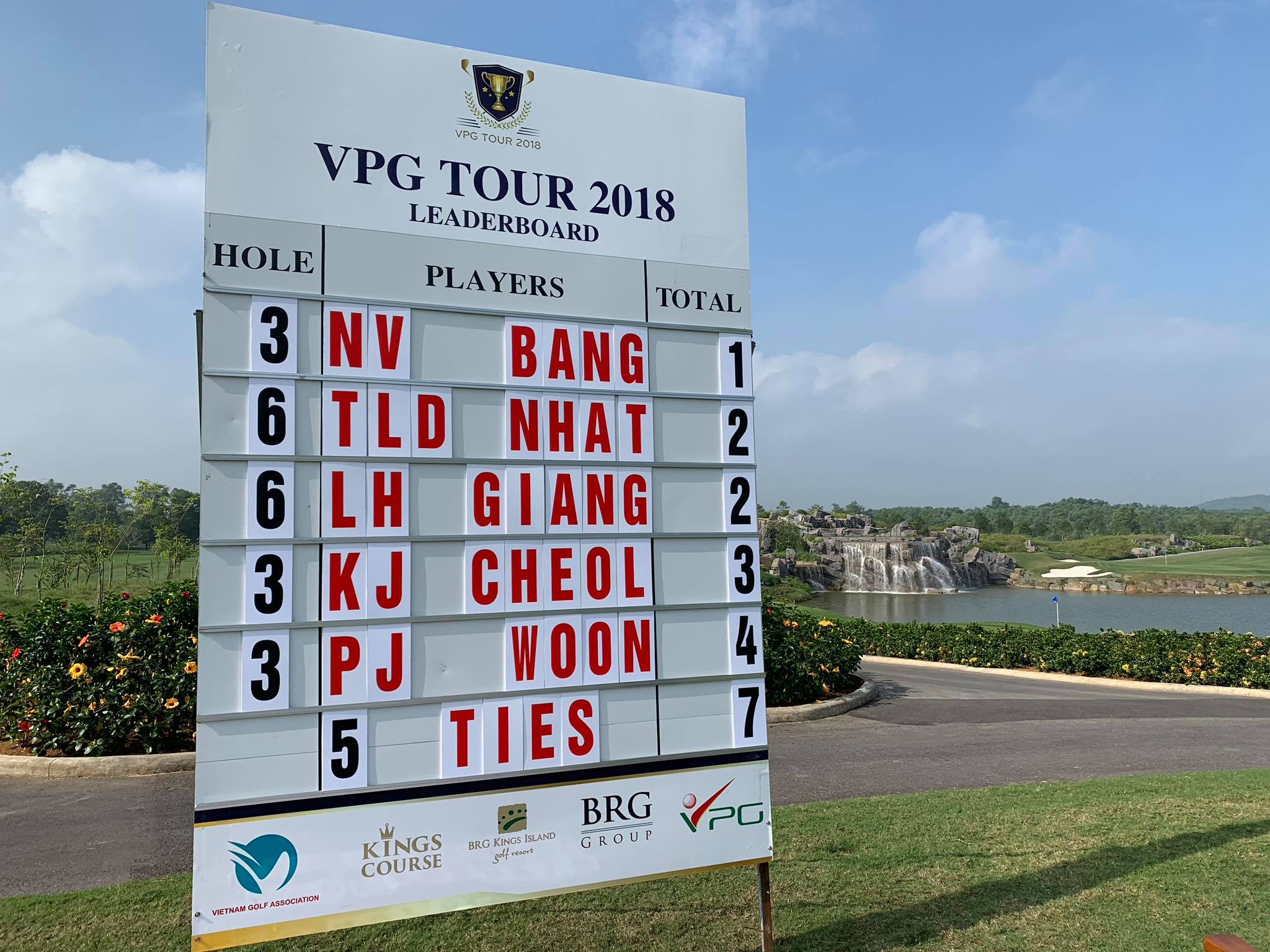Trần Lê Duy Nhất giữ vững ngôi đầu ở vòng 2 VPG BRG Kings Island 2018