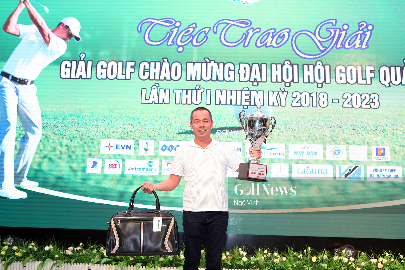Golfer Nguyễn Quang Hưng vô địch giải golf ra mắt Hội Golf Quảng Bình