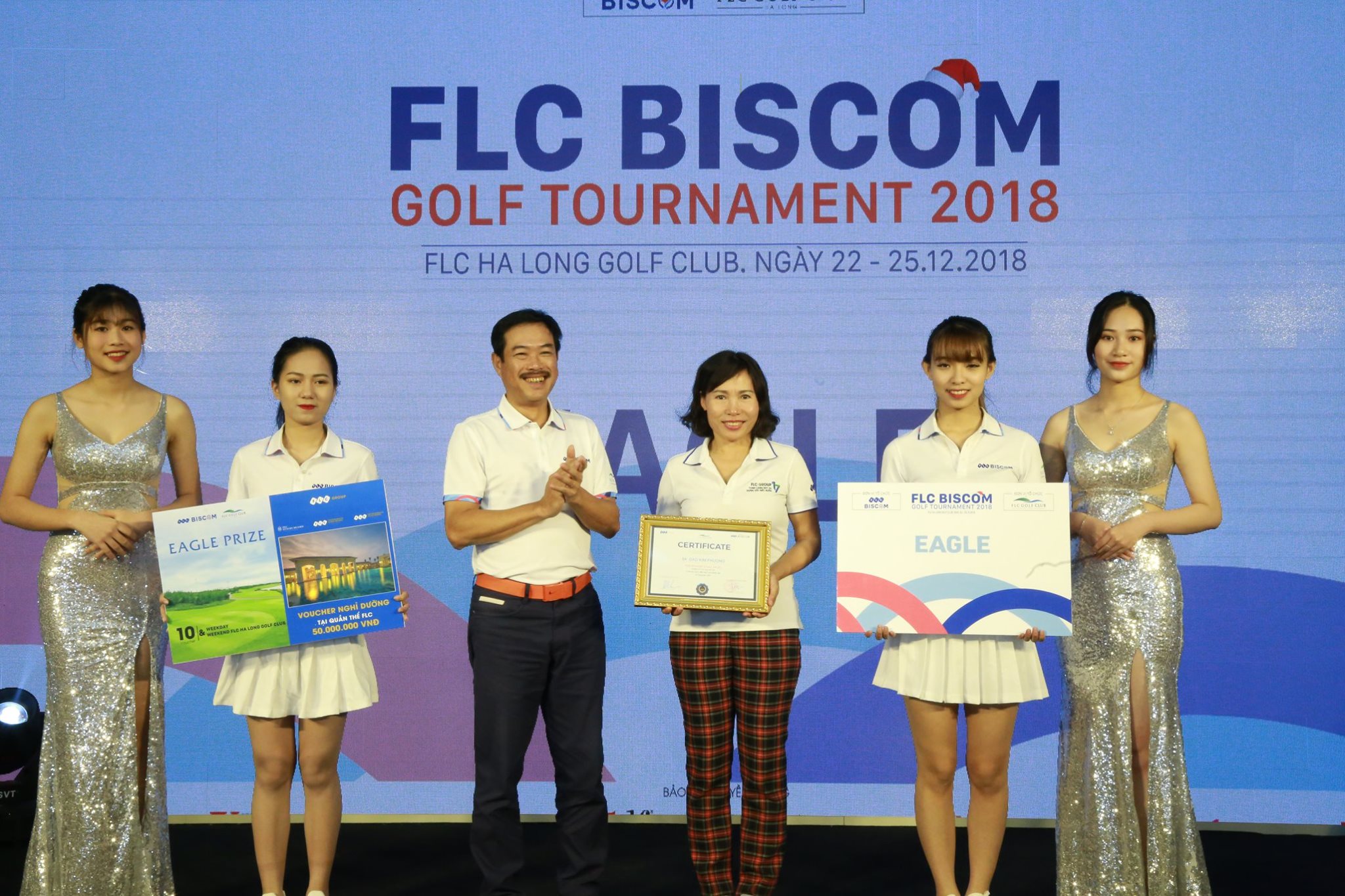 Đào Kim Phượng – golfer nữ đầu tiên ghi điểm Eagle tại Biscom Golf Tournament 2018