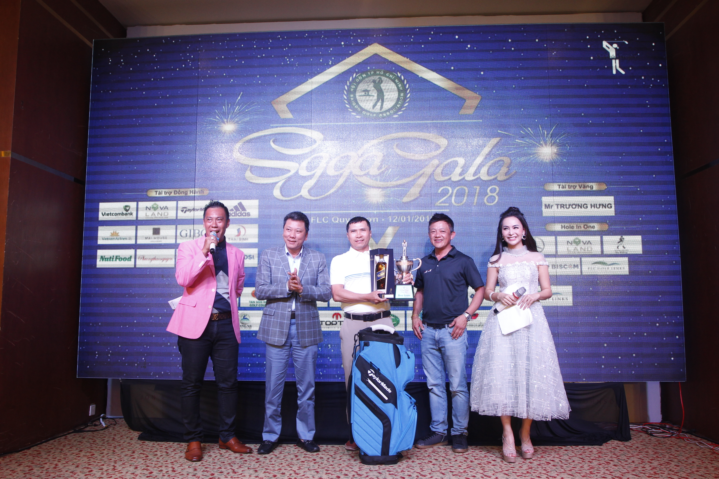 Golfer Nguyễn Quốc Tình xuất sắc đoạt danh hiệu Best Gross giải SGGA Gala 2018