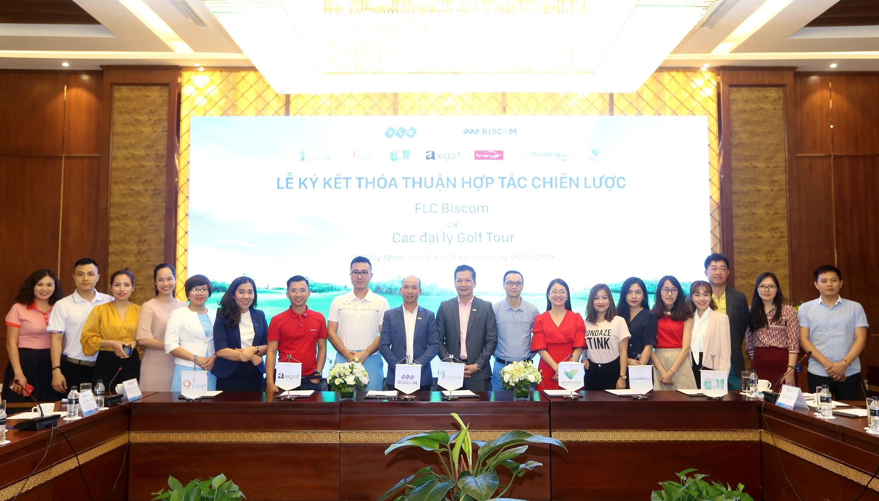 FLC Biscom 'bắt tay' với 10 đại lý golf tour lớn nhất Việt Nam