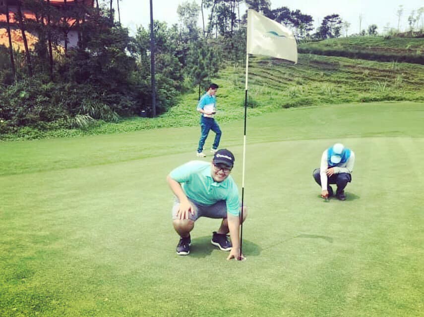 Golfer Đặng Lê Huy đã ghi HIO tại FLC Hanoi Junior Tour 2019
