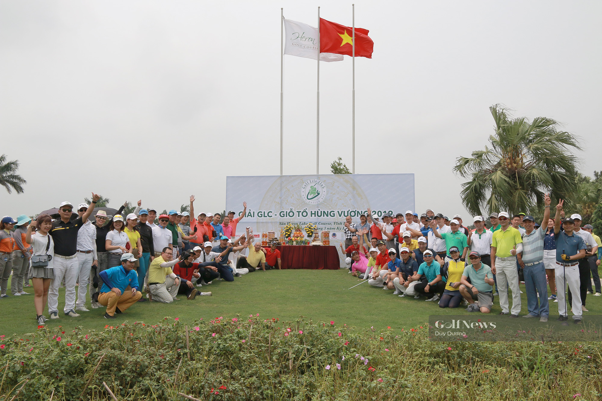 Giải GLC Giỗ tổ Hùng Vương 2019 khởi tranh tại sân golf Heron Lake Golf Course