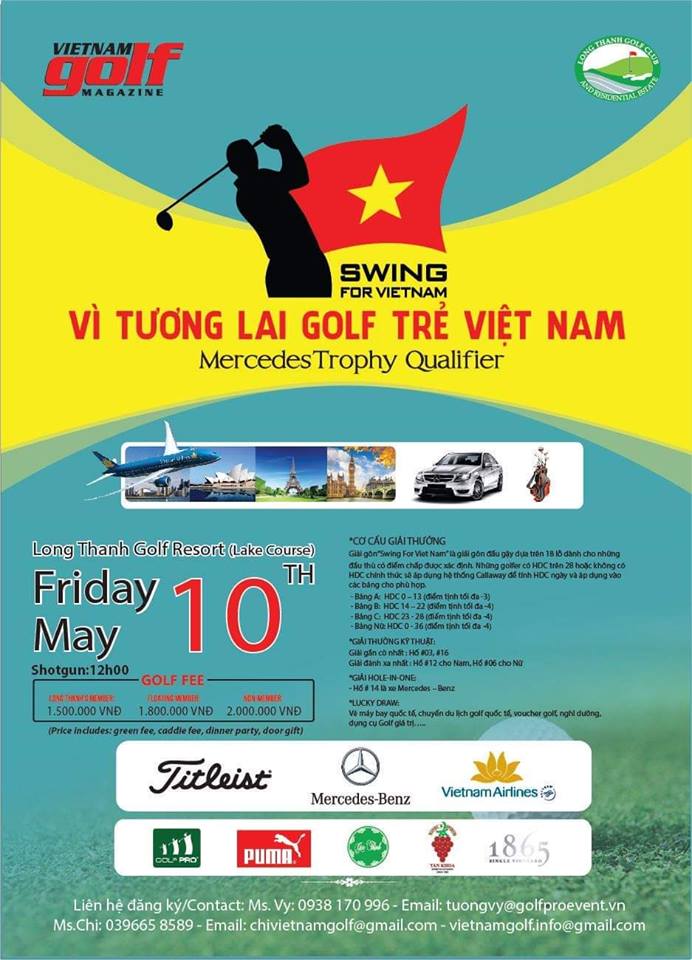 “Swing for Vietnam 2019” gây quỹ phát triển golf trẻ Việt Nam