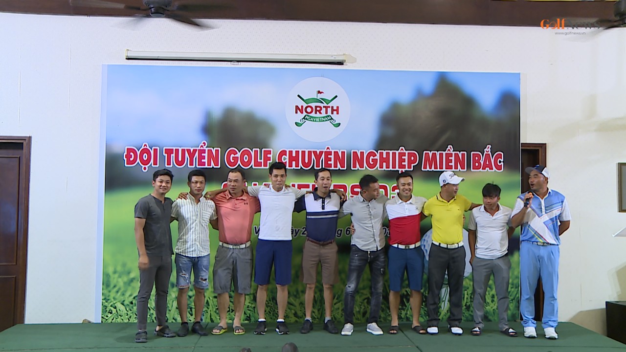 Những tuyển thủ chính thức của Đội tuyển golf chuyên nghiệp miền Bắc đã lộ diện