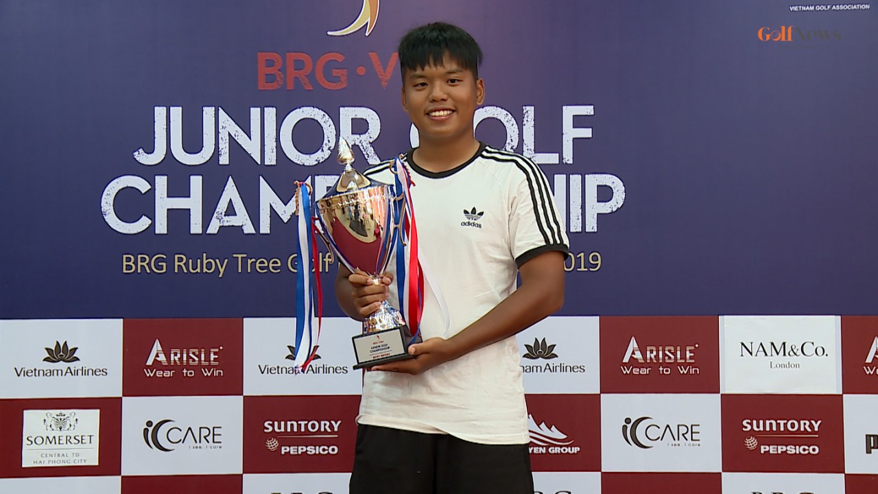 Nguyễn Vũ Quốc Anh đạt Best Gross giải BRG-VGM Junior Golf Championship