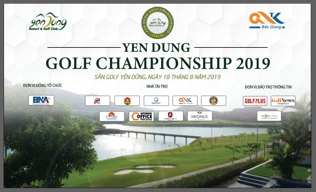 Chuẩn bị khởi tranh Giải Yên Dũng Golf Championship 2019