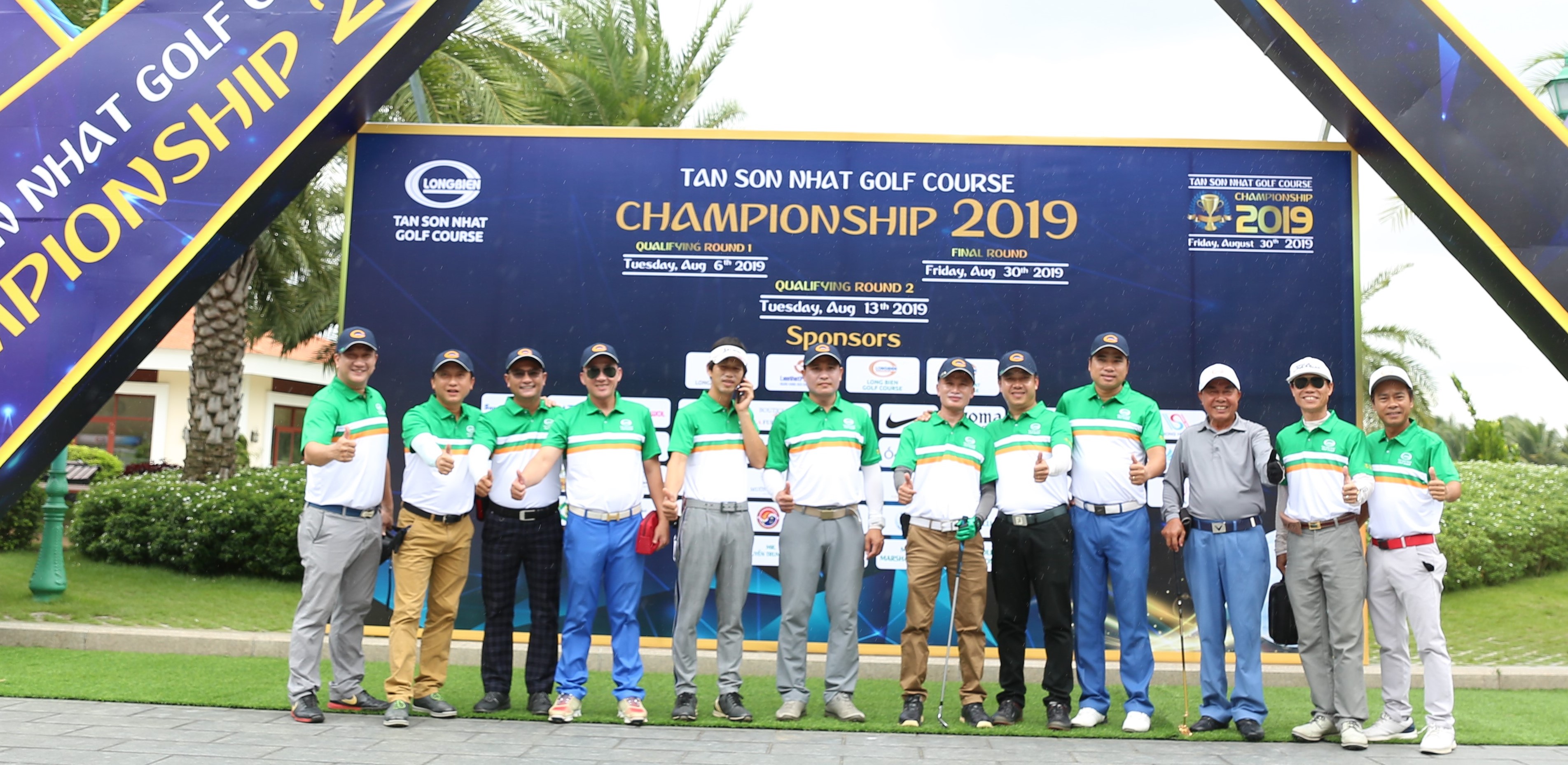 Vòng loại đầu tiên Tan Son Nhat Golf Course Championship 2019 chính thức khởi động dưới trời mưa