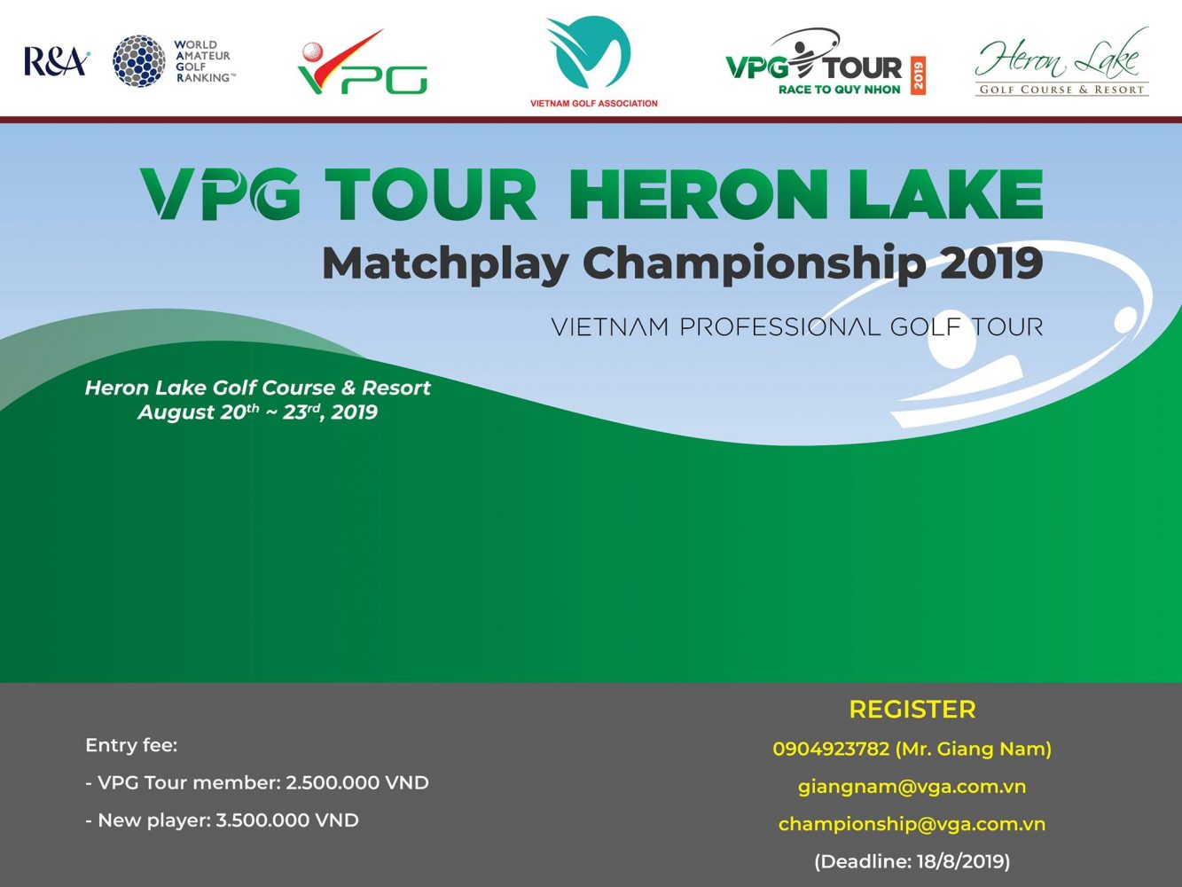 VPG Tour Heron Lake Match Play Championship: Giải đối kháng chuyên nghiệp đầu tiên trong năm