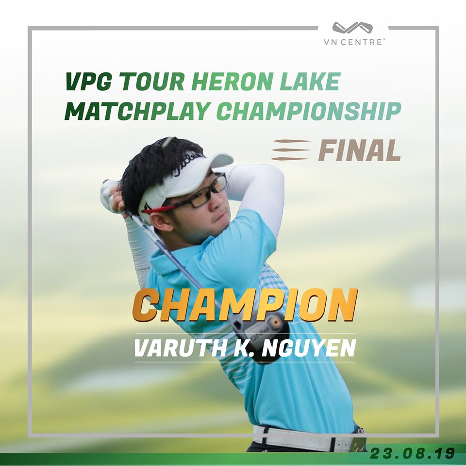 Varuth Nguyễn đăng quang vô địch VPG Tour Heron Lake Match Play Championship 2019