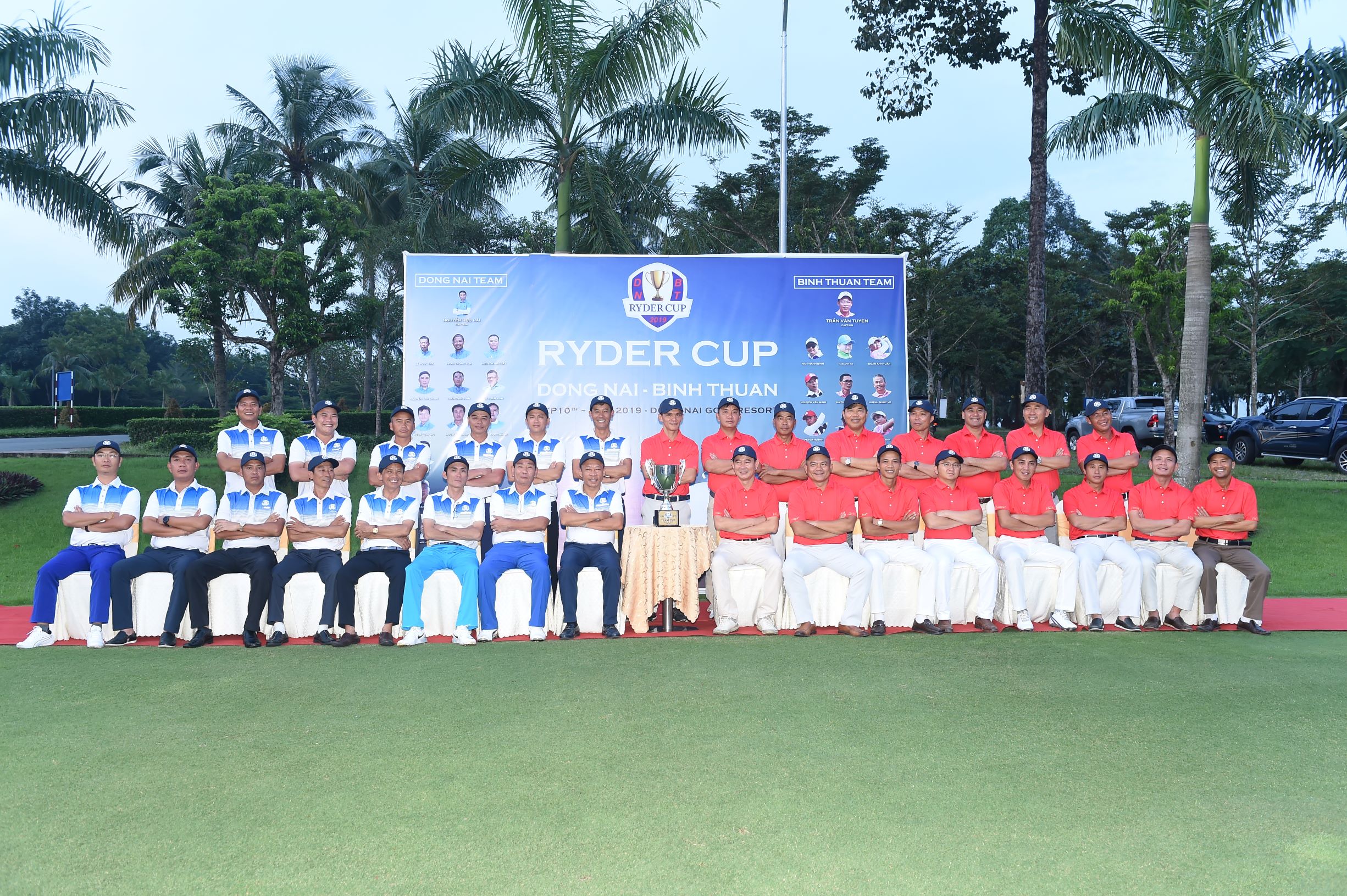 Hội golf Bình Thuận tranh tài cùng Hội golf Bình Dương theo thể thức Đối kháng đồng đội