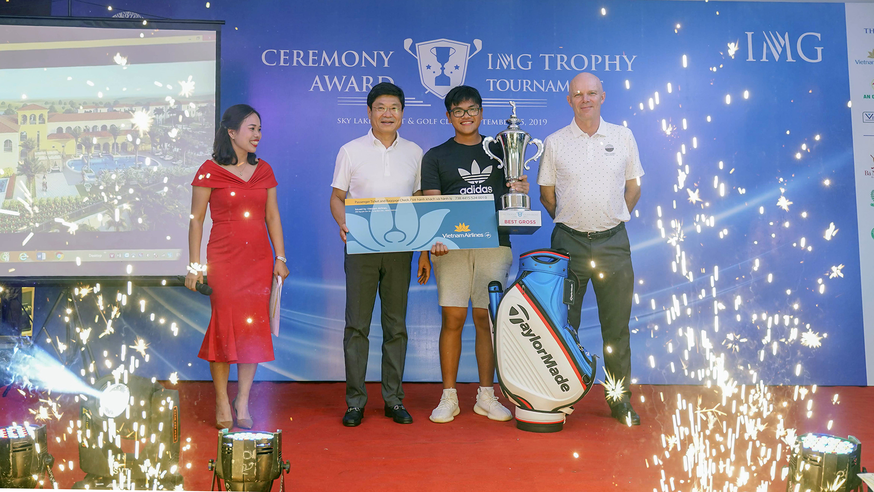 Golfer trẻ Nguyễn Bảo Long vô địch giải IMG Trophy  2019