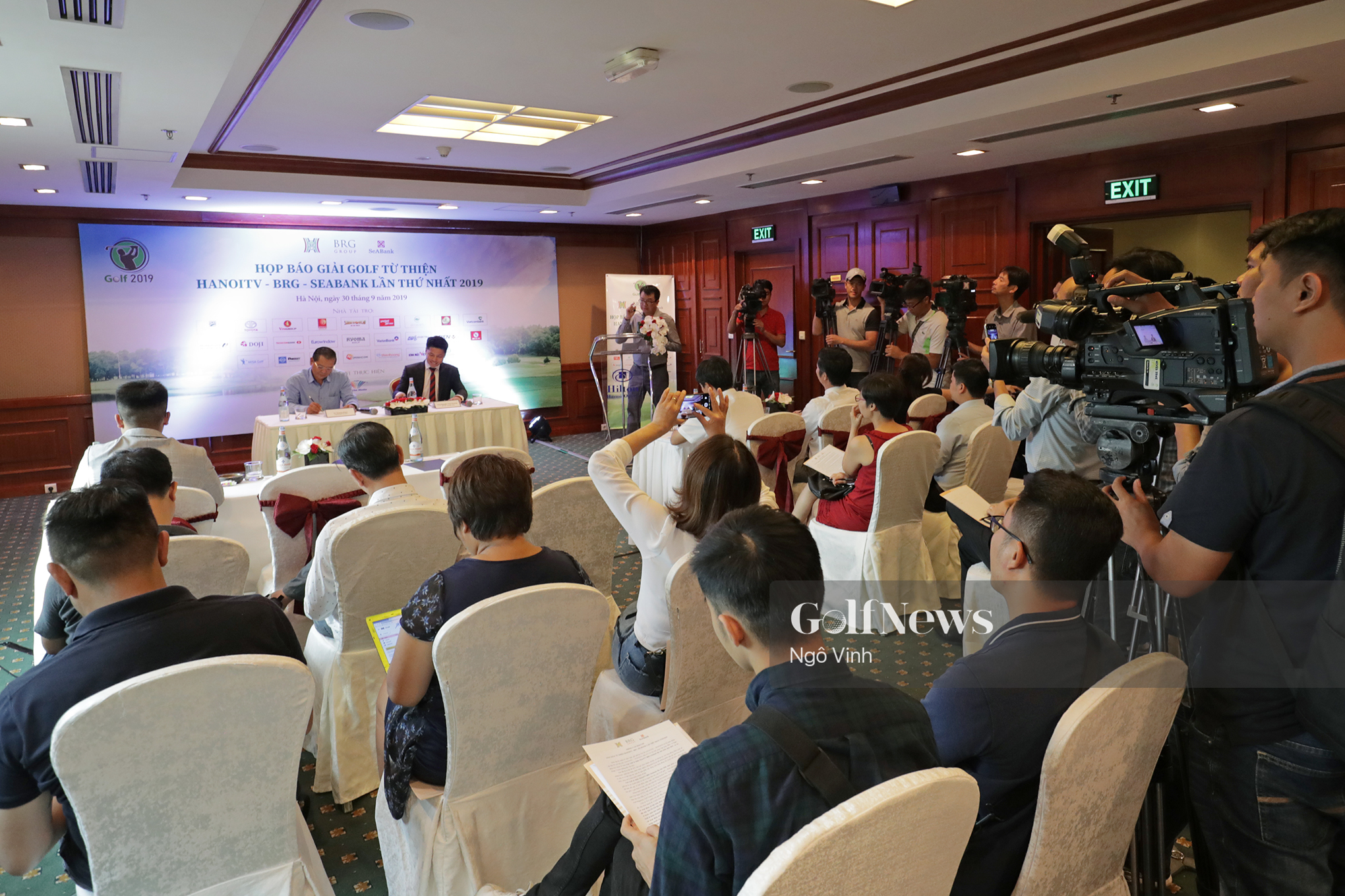 144 golfer tham dự giải golf từ thiện do Đài PT-TH Hà Nội-BRG- SeABank tổ chức