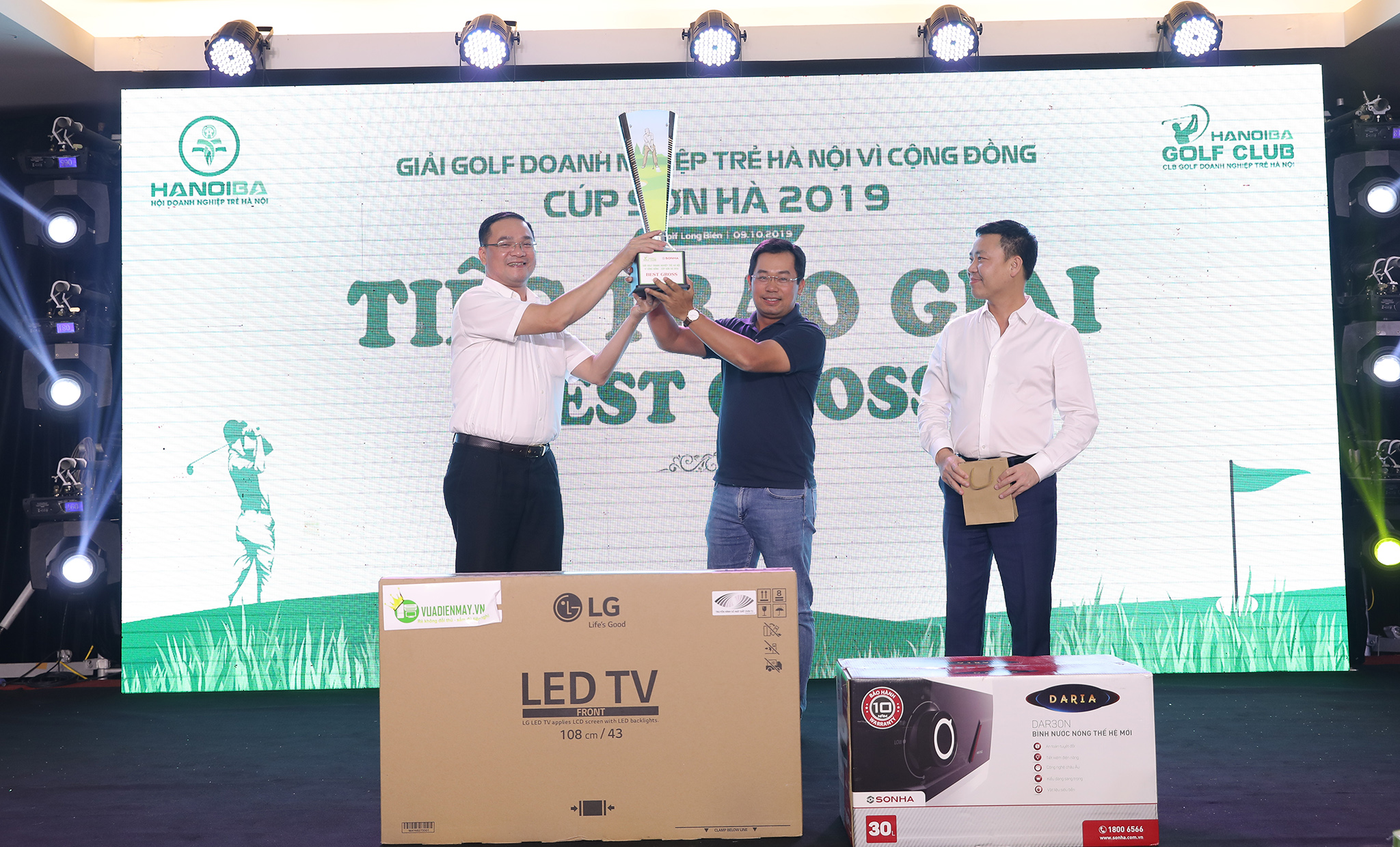 Golfer Phạm Lê Cường vô địch giải Golf Doanh nghiệp trẻ Hà Nội vì Cộng đồng - Cúp Sơn Hà 2019