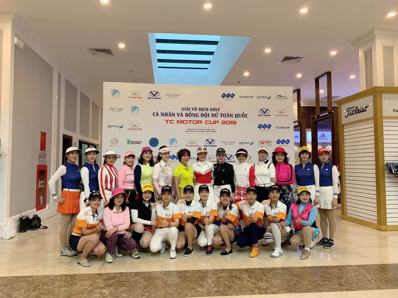 Vòng 1 giải Vô địch Cá nhân và Đồng đội nữ Toàn quốc – TC Motor Cup 2019: Các golfer bám sát nhau ở nội dung cá nhân
