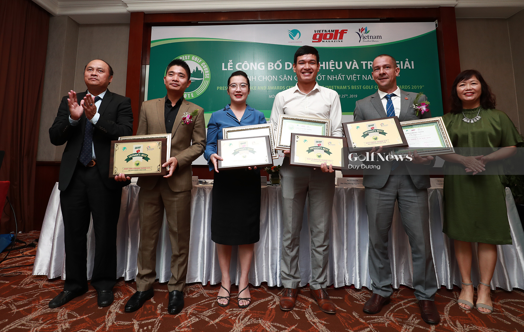 Sân golf Yên Dũng đạt danh hiệu “Sân golf thách thức nhất Việt Nam” tại sự kiện “Bình chọn sân golf tốt nhất Việt Nam 2019”