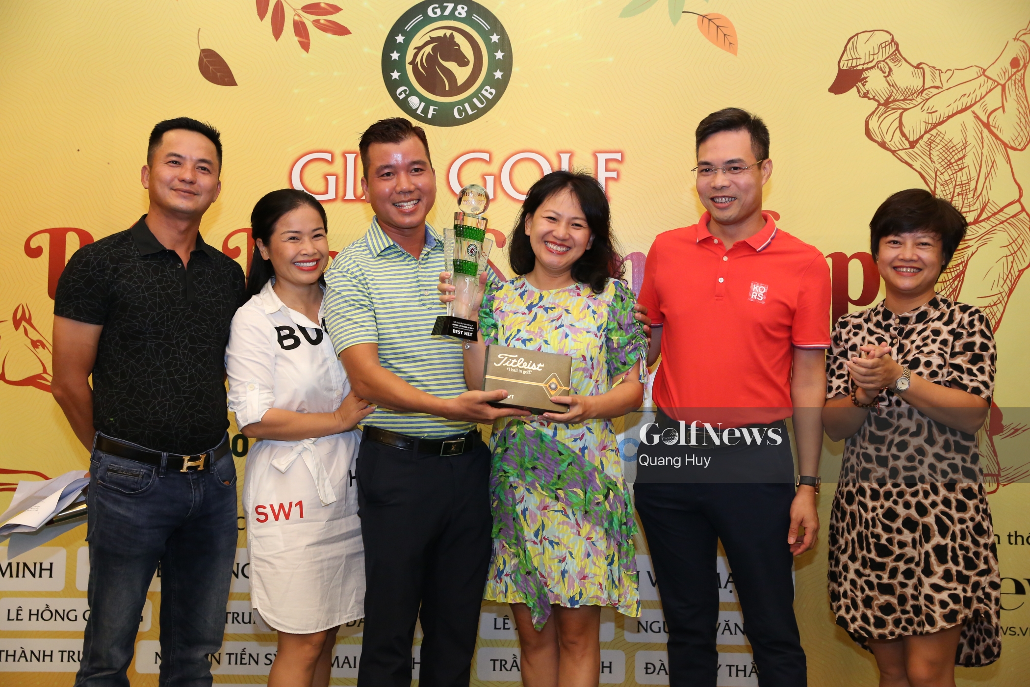 Golfer Nguyễn Minh Ngọc Vô địch giải golf CLB G78 "Bắc Nam Sum Họp"