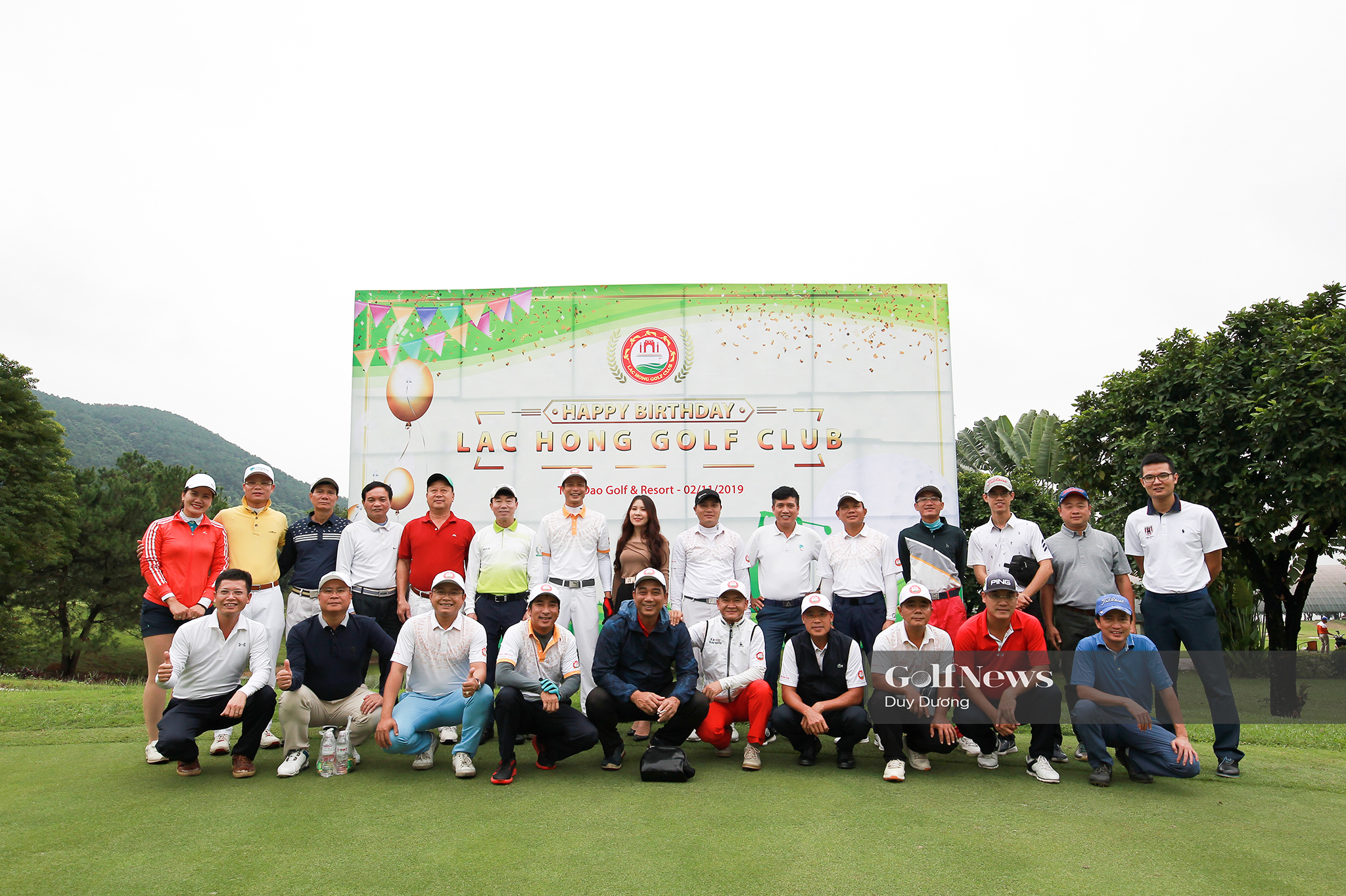 CLB Golf Lạc Hồng mừng sinh nhật 1 năm tại sân golf Tam Đảo