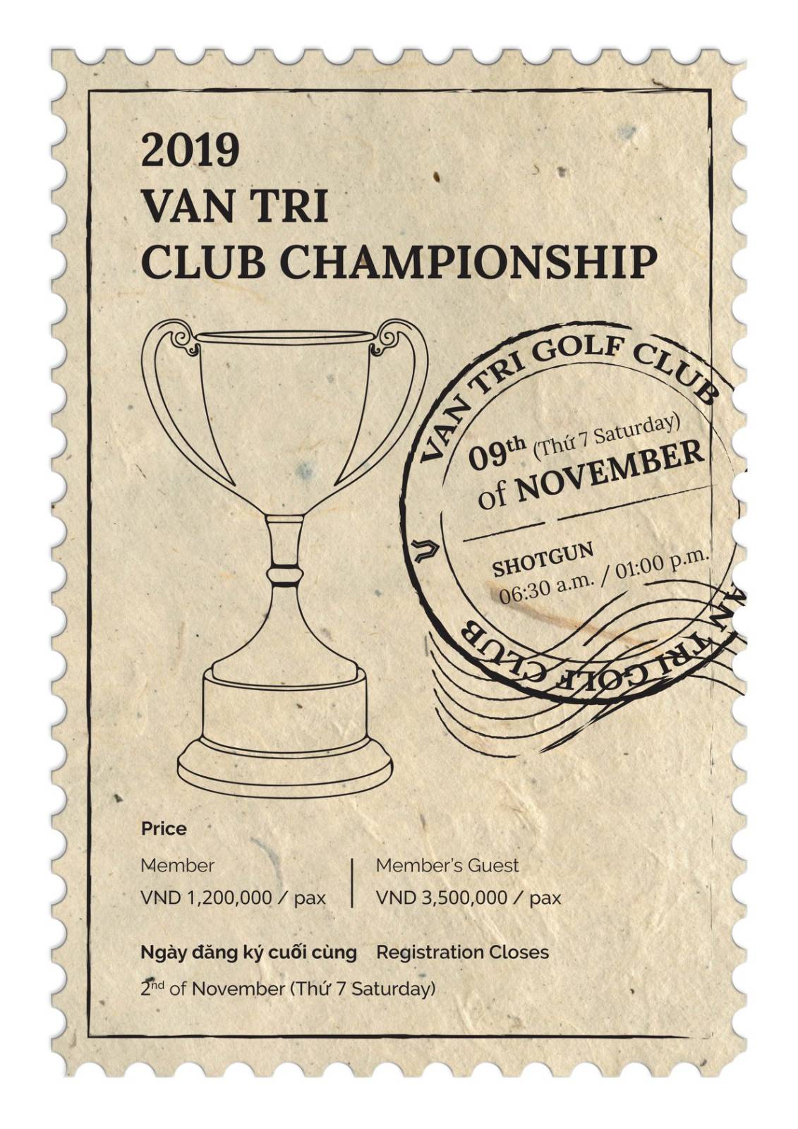 Giải golf Van Tri Club Championship 2019 chuẩn bị khởi tranh