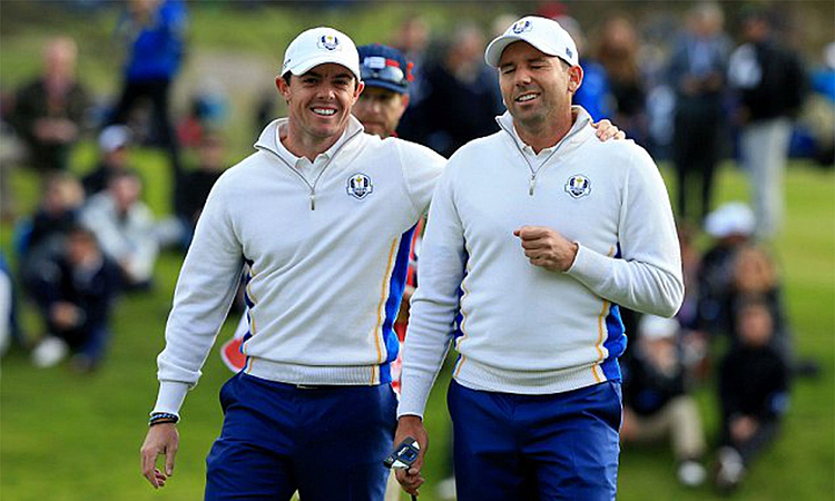 Rory McIlroy và Sergio Garcia lọt top golfer có nhiều tiền thưởng nhất trong lịch sử