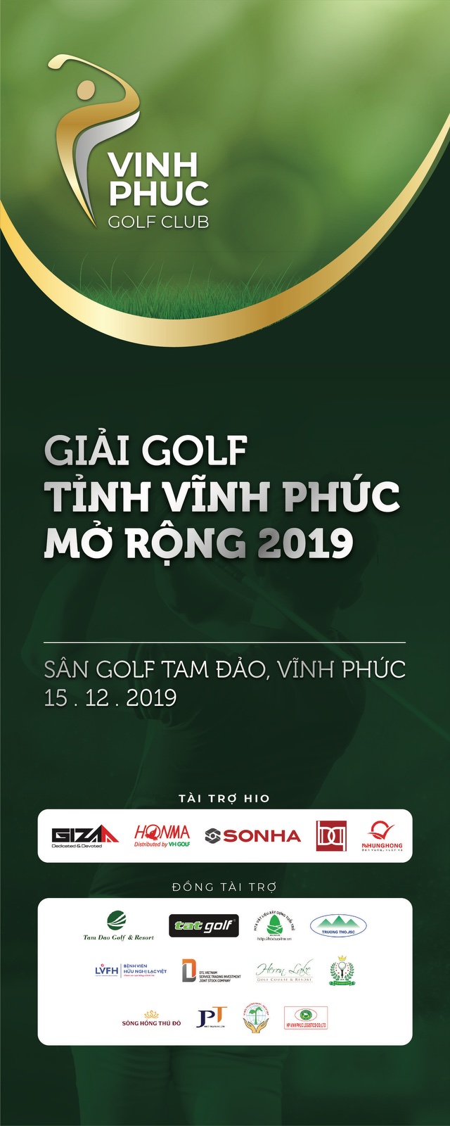Giải golf Tỉnh Vĩnh Phúc mở rộng 2019 chuẩn bị khởi tranh