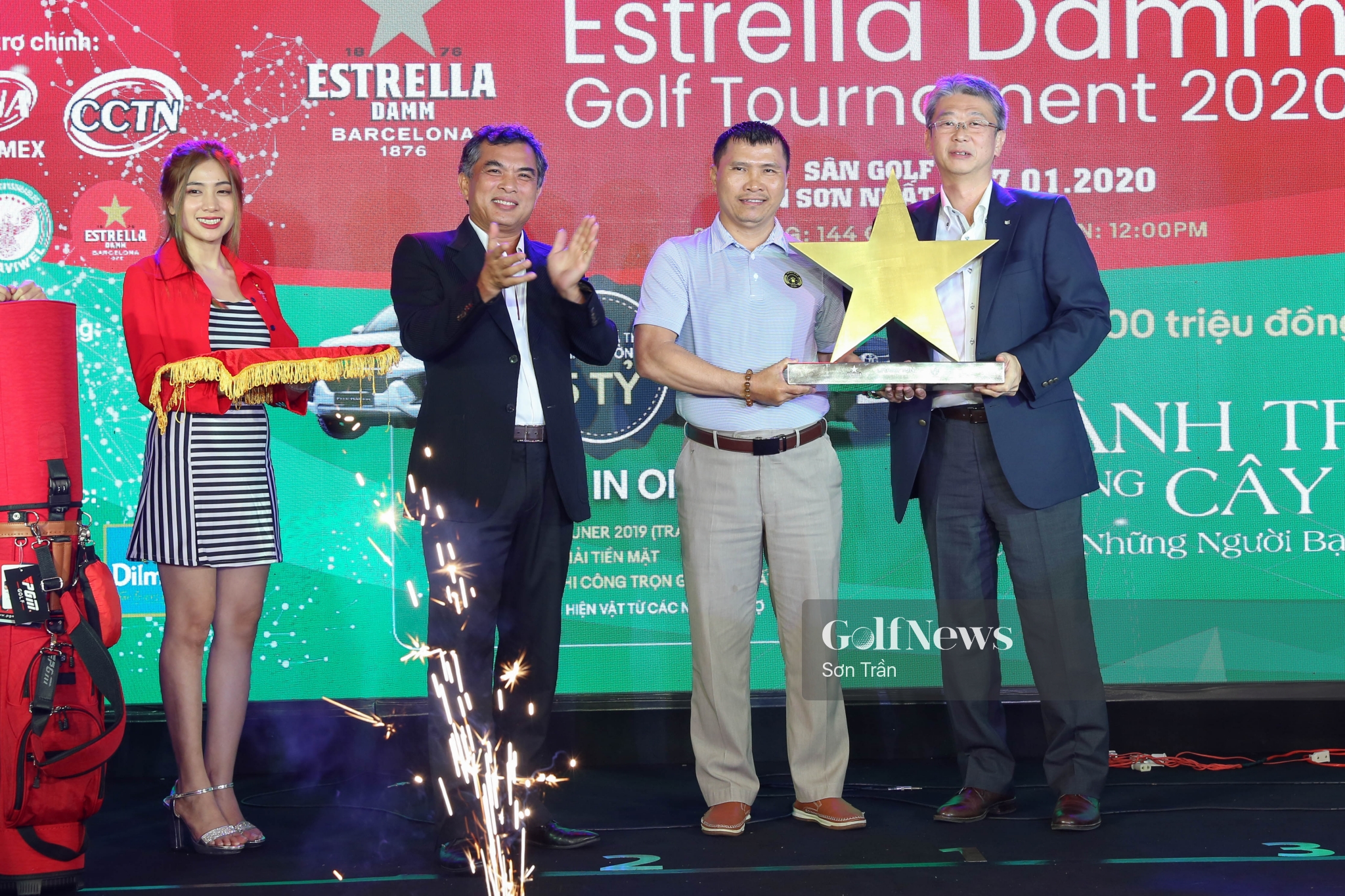 Golfer Nguyễn Quốc Tình chiến thắng sự kiện Estrella Damm Golf Tournament 2020