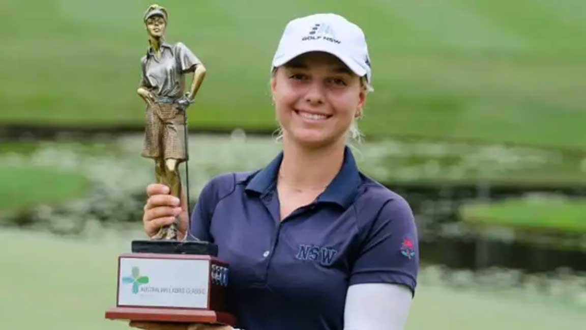 Golfer nghiệp dư Steph Kyriacou lập kỷ lục tại giải Geoff King Motors Australian Ladies Classic