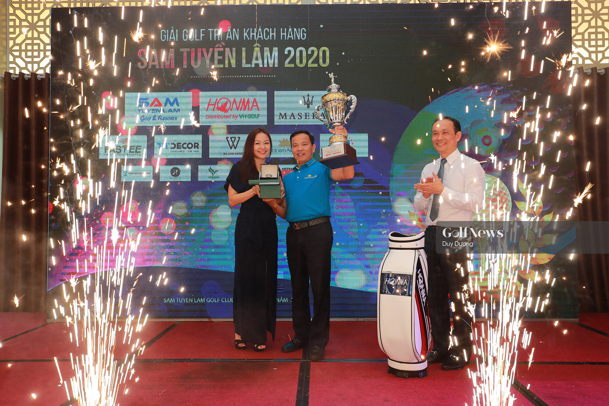 Golfer Vương Đức Phúc vô địch giải Tri ân Khách hàng SAM Tuyền Lâm 2020