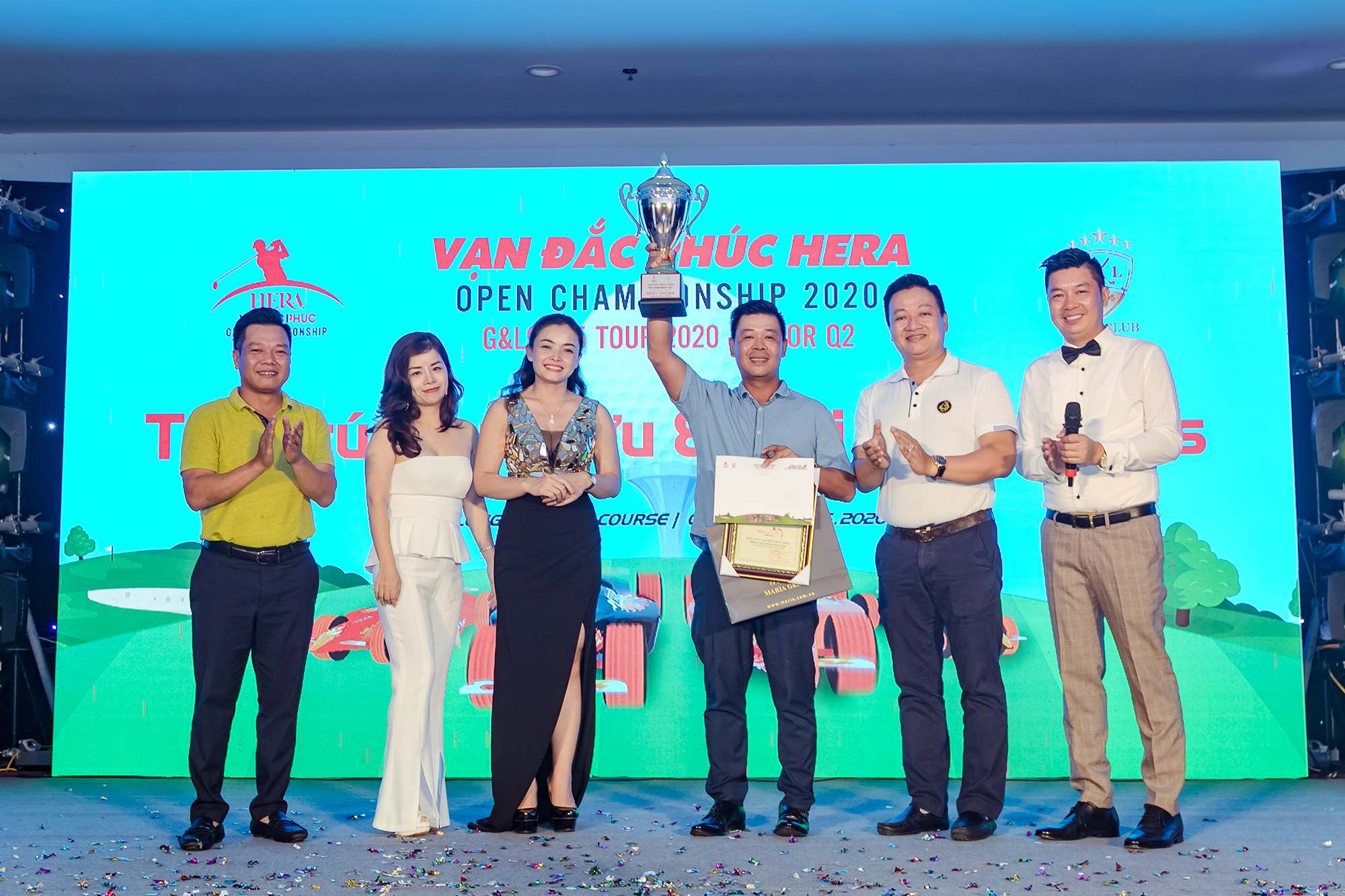 Golfer Nguyễn Đức Ninh vô địch giải Vạn Đắc Phúc Hera Open Championship 2020