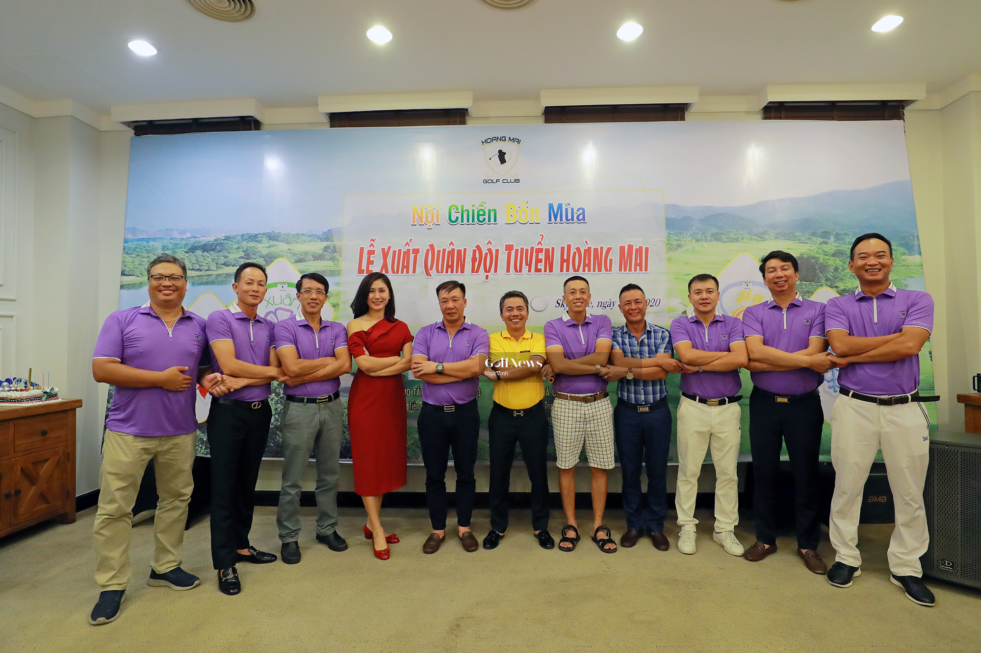 CLB Golf Hoàng Mai tổ chức Lễ xuất quân trước thềm giải Vô địch các CLB golf Hà Nội