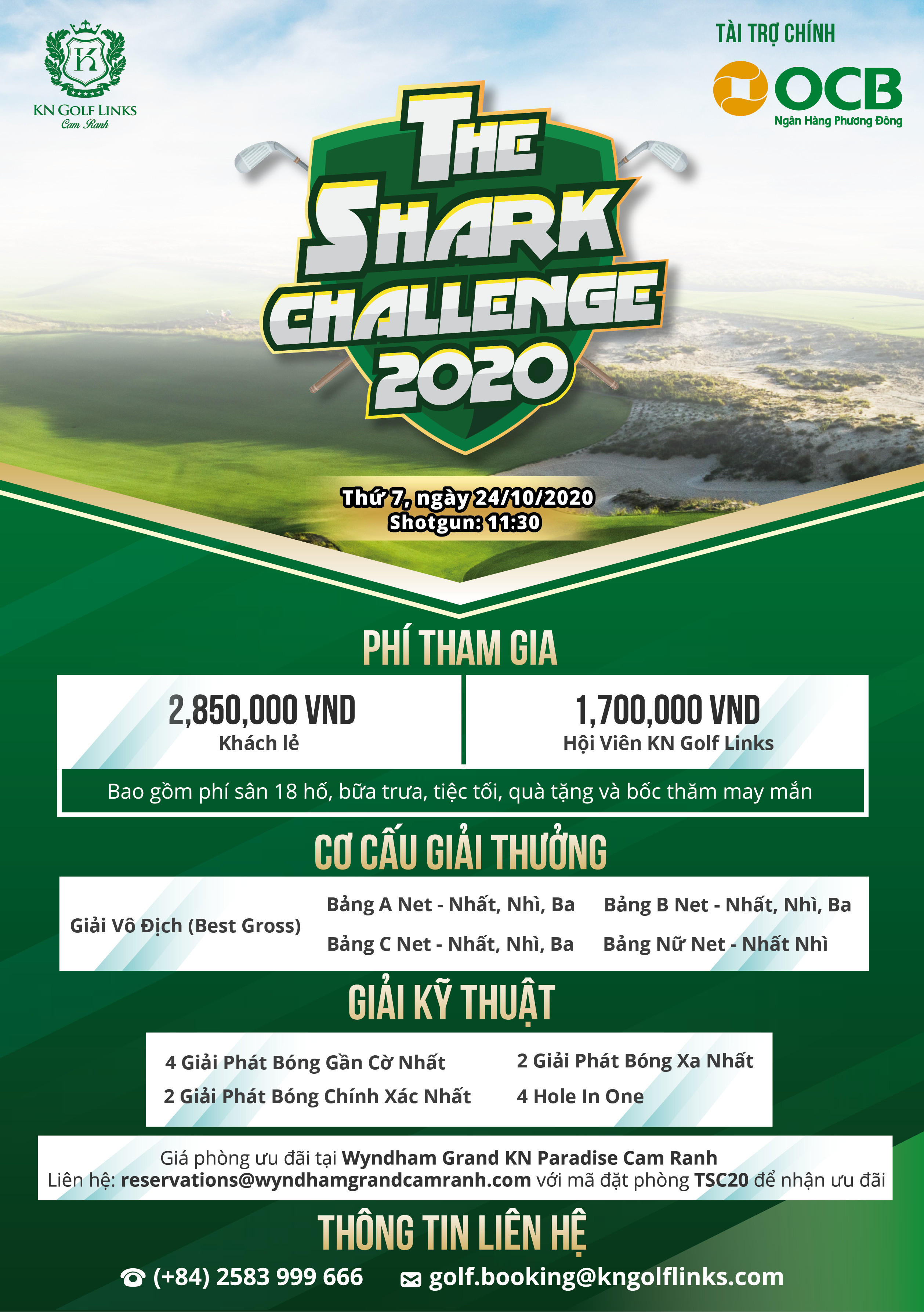 The Shark Challenge 2020 khởi tranh cuối tháng 10