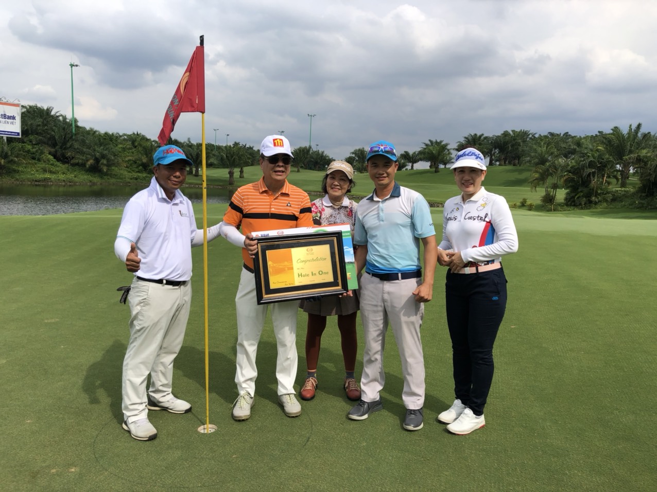 Golfer Hoàng Mai Dũng ghi HIO tại giải Doanh nhân Việt Nam 2020