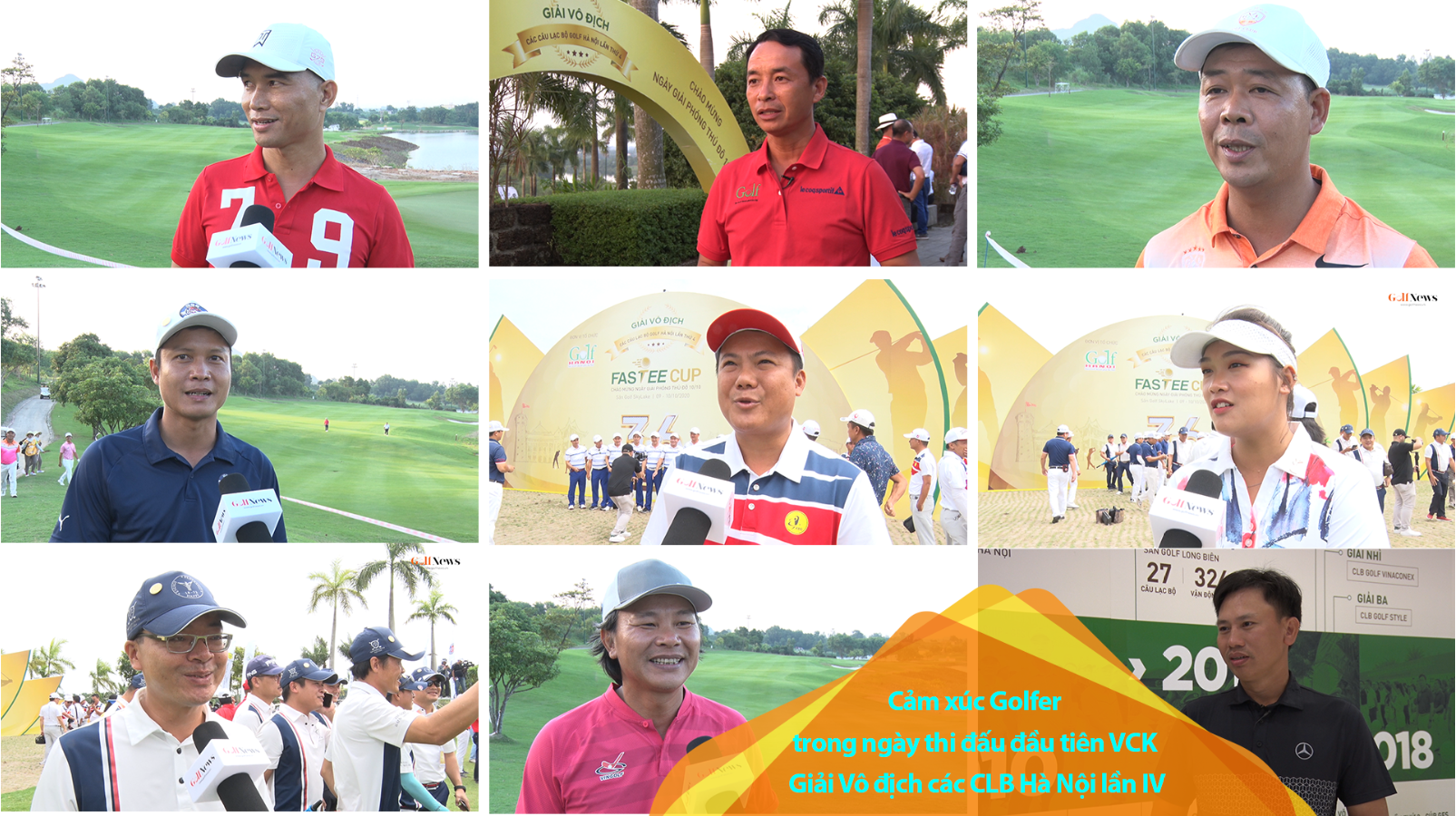 Cảm xúc của các golfer trong ngày thi đấu đầu tiên VCK Giải Vô địch Các CLB Golf Hà Nội lần IV