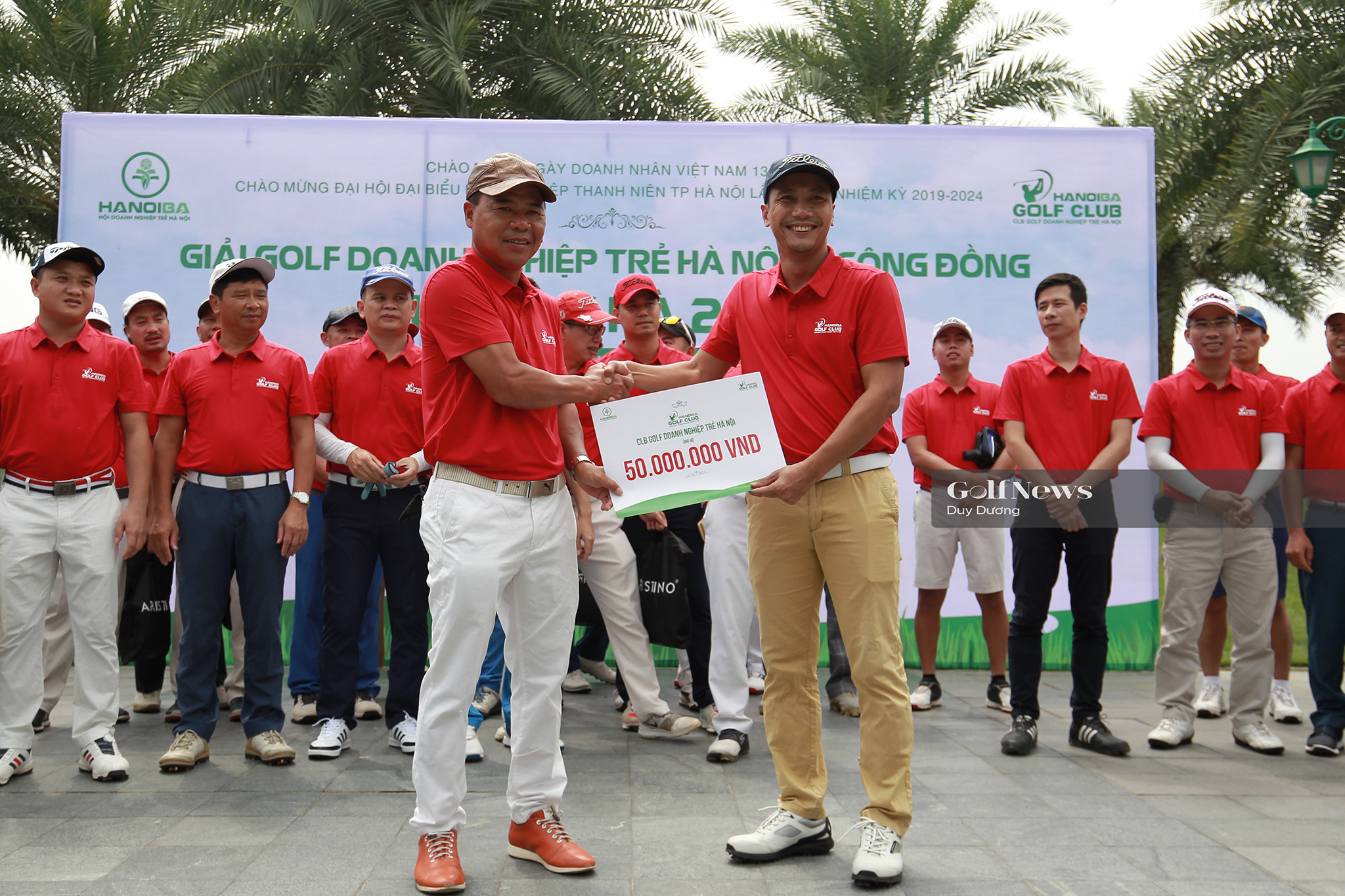 Giải golf Doanh nghiệp trẻ Hà Nội 2020 hướng tới đồng bào lũ lụt miền Trung.